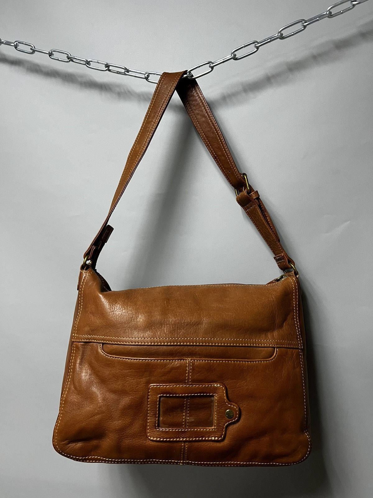Fossil Vintage Fossil Leather Shoulder Bag Y2K Size ONE SIZE - 12 Thumbnail