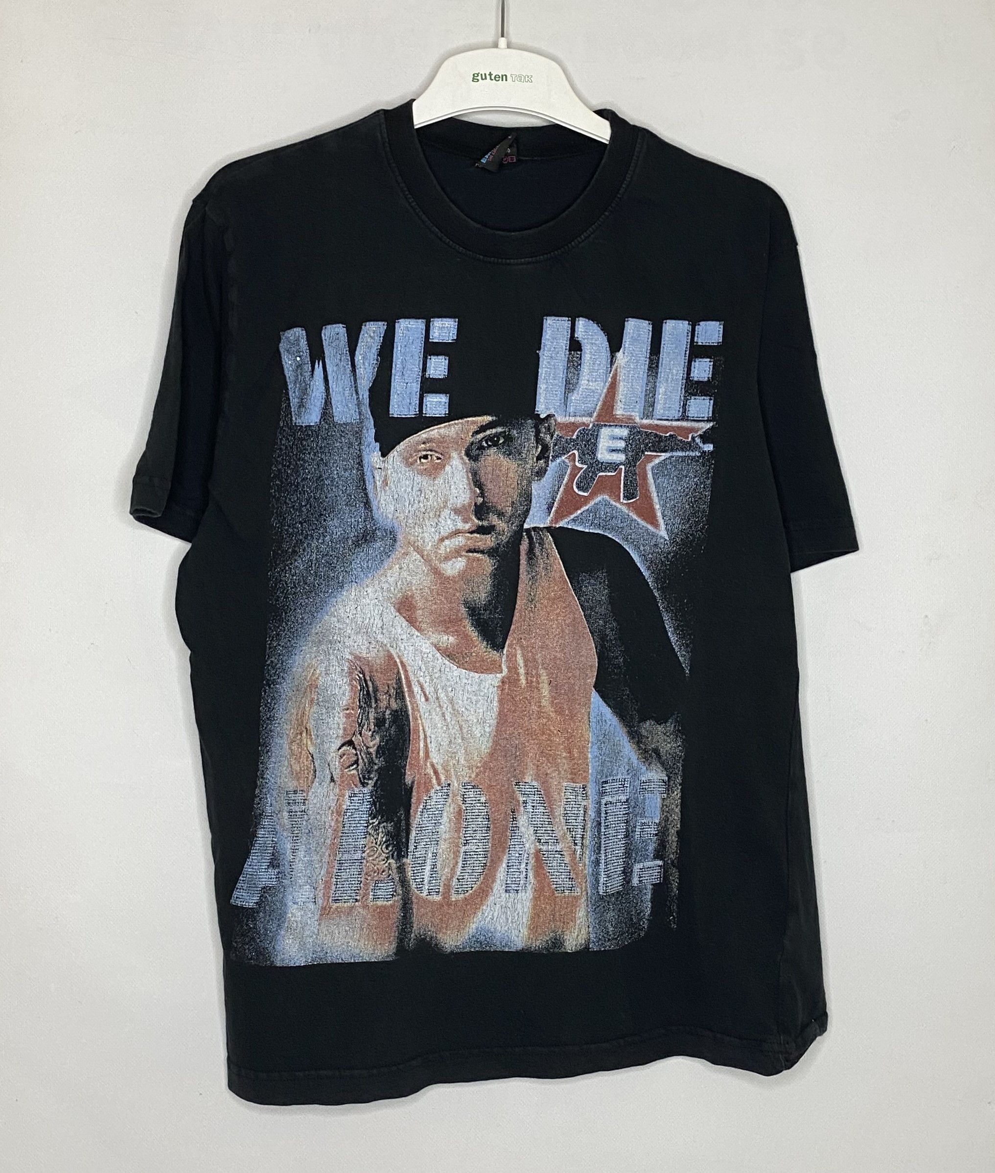 Eminem × Rap Tees × Vintage VINTAGE EMINEM WE DIE ALONE RAP TEE T SHIRT RARE SIZE L Size US L / EU 52-54 / 3 - 1 Thumbnail