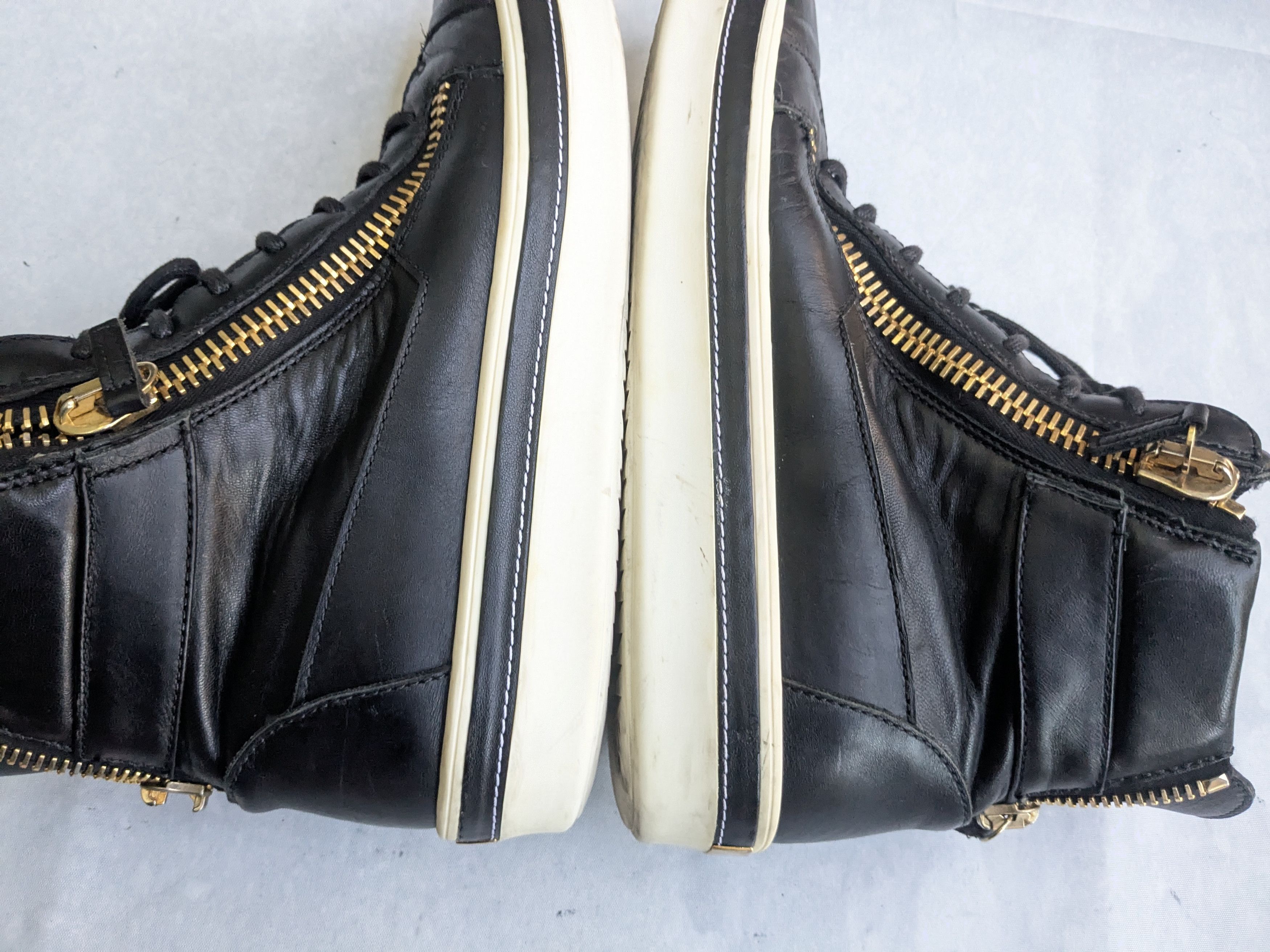 Giuseppe Zanotti Giuseppe Zanotti High Tops Black 10 43 High Top Leather Size US 10 / EU 43 - 9 Thumbnail