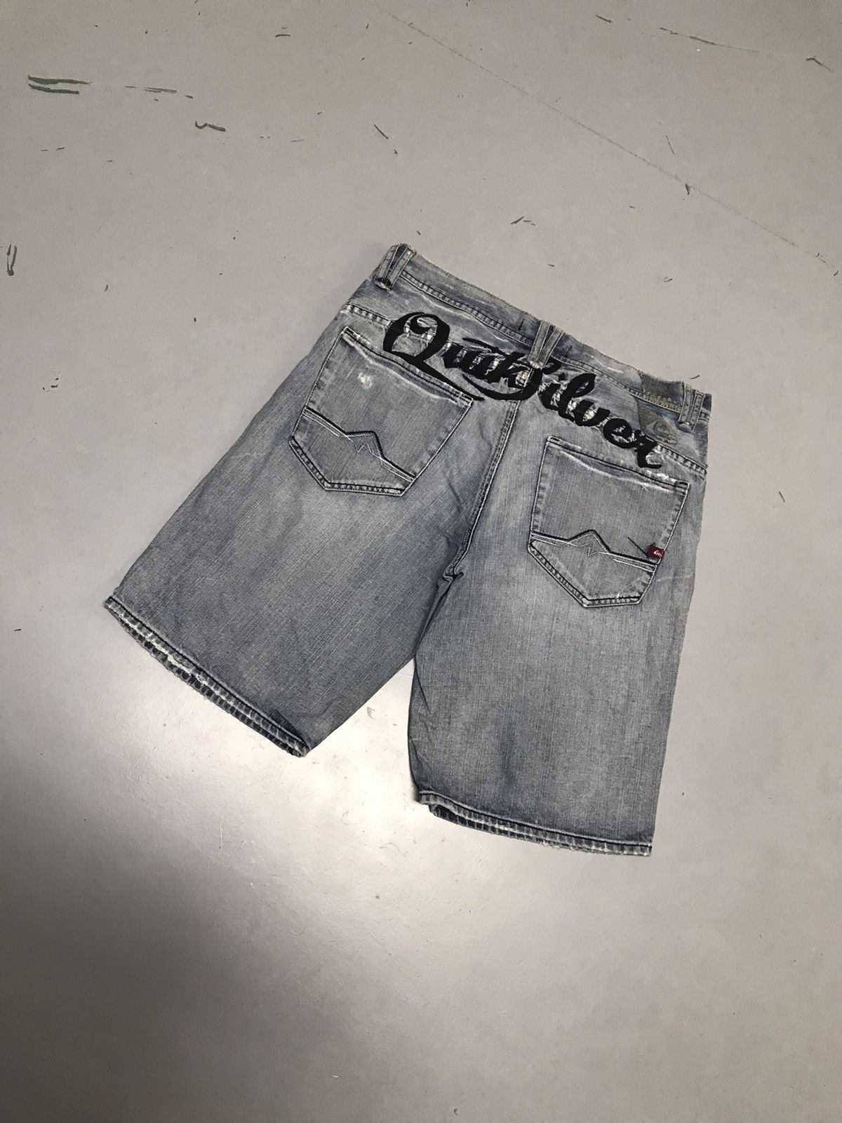 JNCO Vintage quicksilver embroidered denim jort Size US 38 / EU 54 - 10 Thumbnail