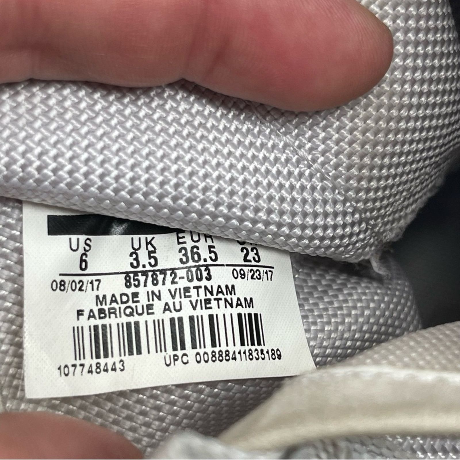 Nike Nike Wmns SF Air Force 1 High 'Vast Grey' 857872-003 sz 6 Size US 6 / IT 36 - 9 Thumbnail