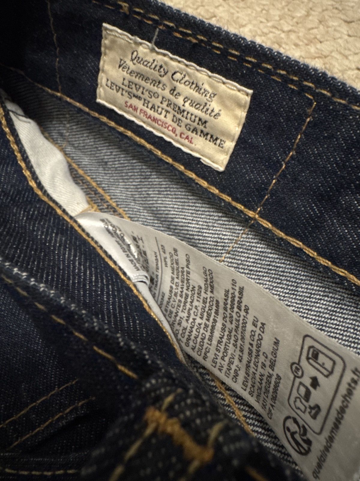 Levi's LEVIS 501 RINSED ‘93 CUT Size US 32 / EU 48 - 4 Thumbnail