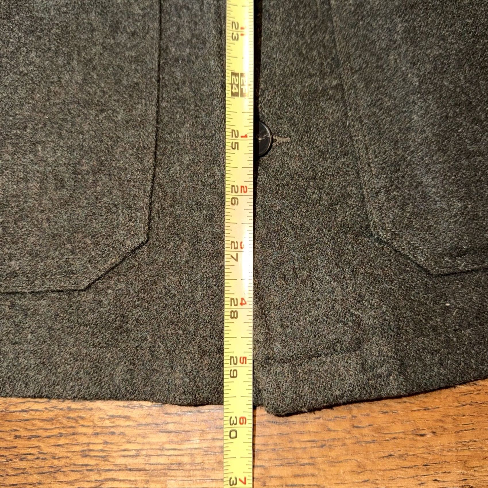 A Day's March A DAY'S MARCH Men's Green Wool Blend Button Up Size Large Triple Pocket Jacket Size US L / EU 52-54 / 3 - 6 Thumbnail