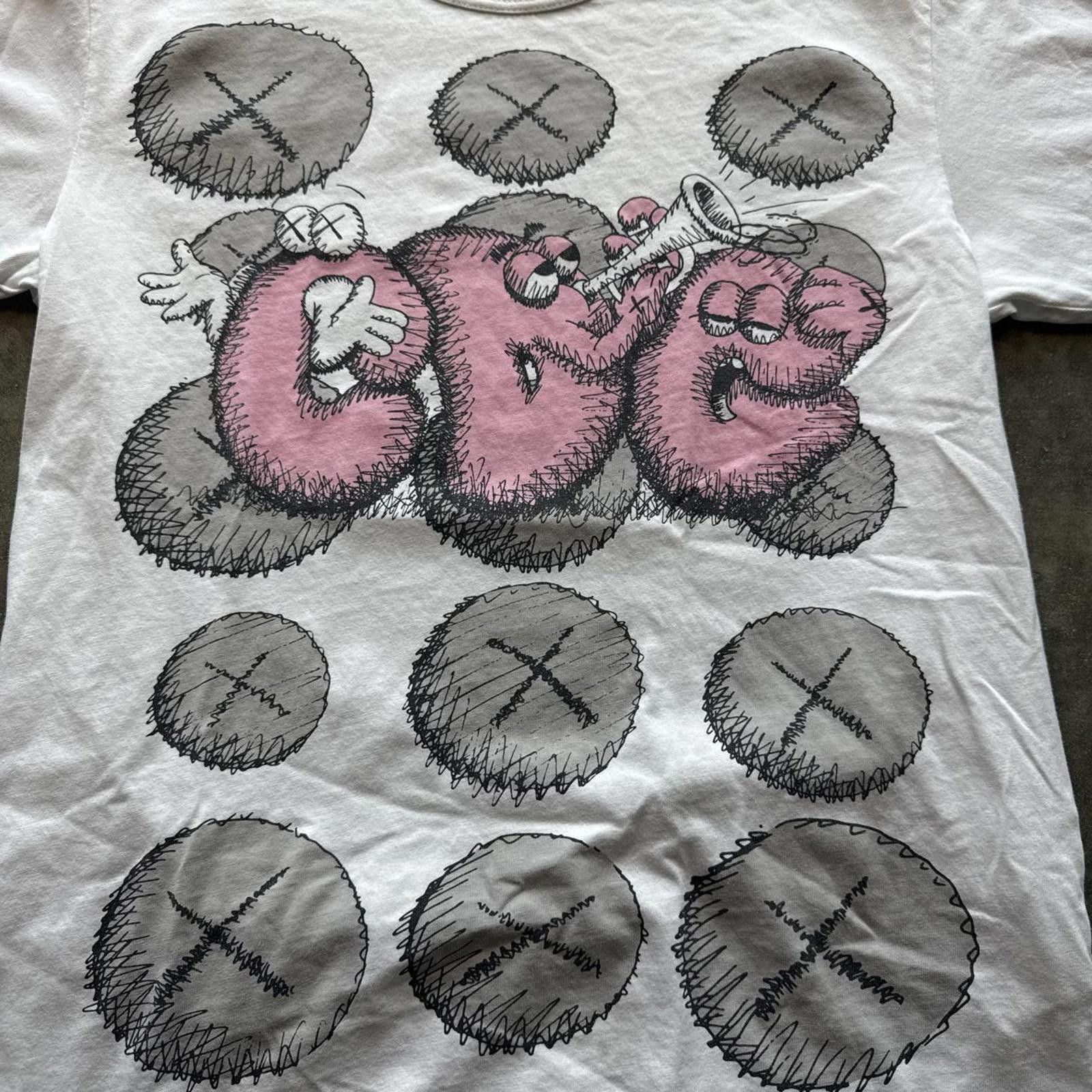 Kaws Comme Des Garçons X KAWS Cotton White T-Shirt Size US M / EU 48-50 / 2 - 3 Thumbnail