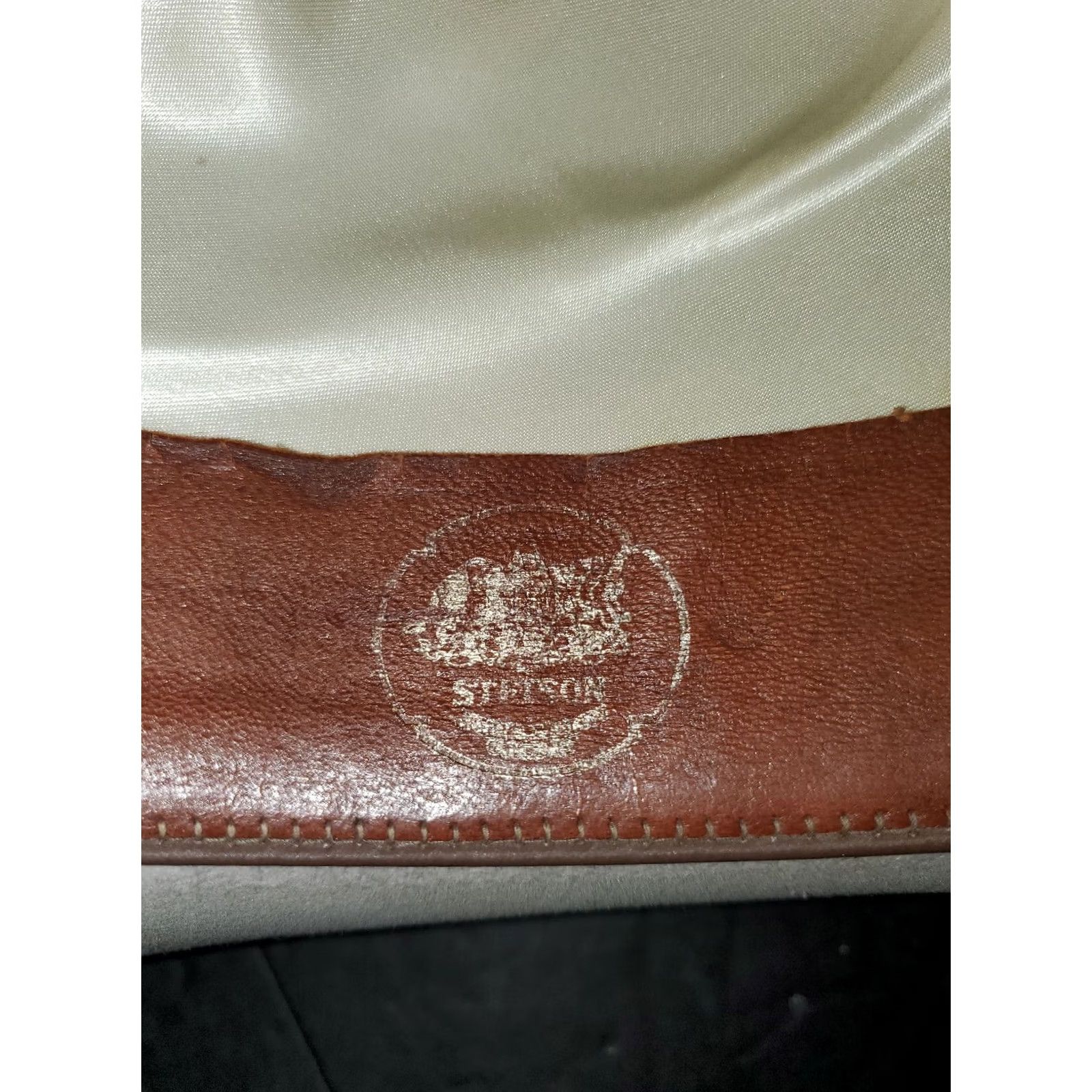 Stetson VINTAGE John B Stetson 7x Beaver Classic Silverbelly Cowboy Western Hat Sz 6 7/8 Size ONE SIZE - 5 Thumbnail