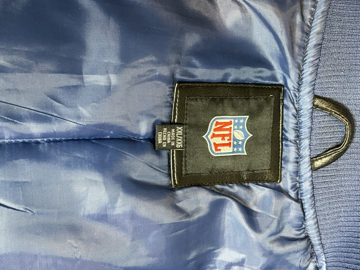 G-III New York Giants Faux Leather Bomber NFL Jacket 2XL *Flaw Size US XXL / EU 58 / 5 - 9 Thumbnail