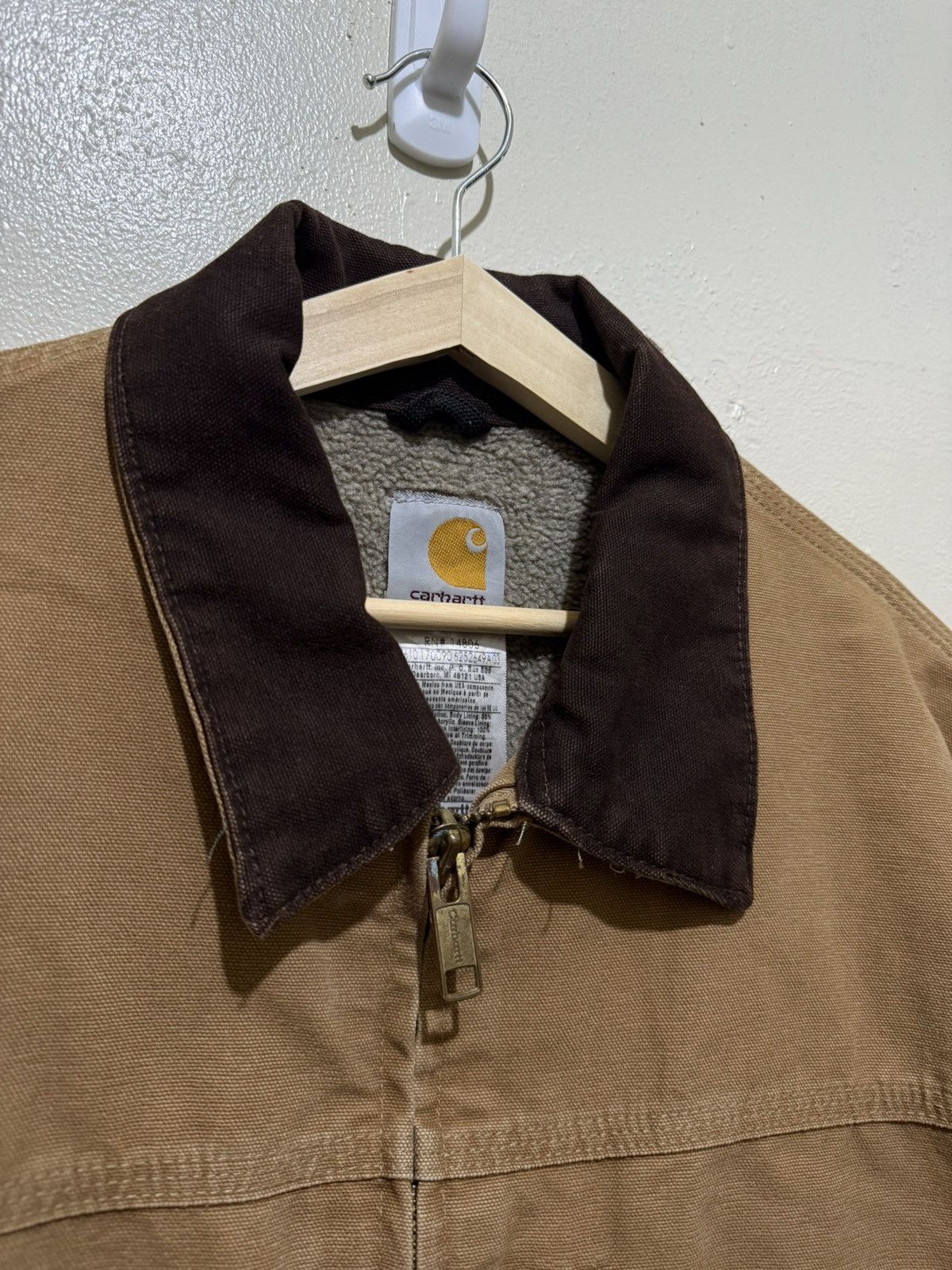 Carhartt Carhartt Detroit Ridgestone Sherpa Lining Work Jacket Size US L / EU 52-54 / 3 - 3 Thumbnail