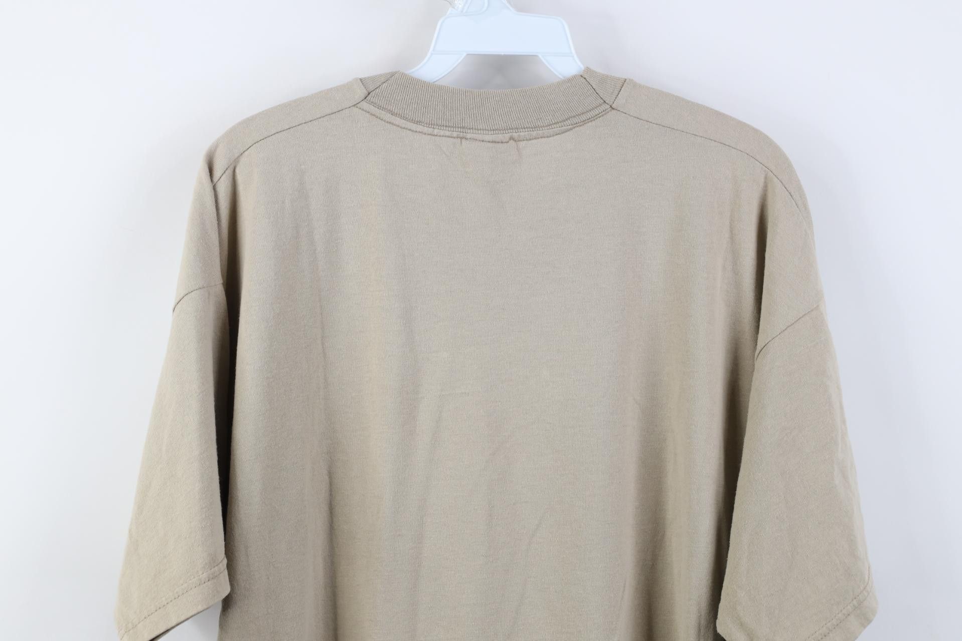 Fruit Of The Loom Vintage 90s Country Farmhouse Short Sleeve T-Shirt Beige Size XL / US 12-14 / IT 48-50 - 11 Thumbnail