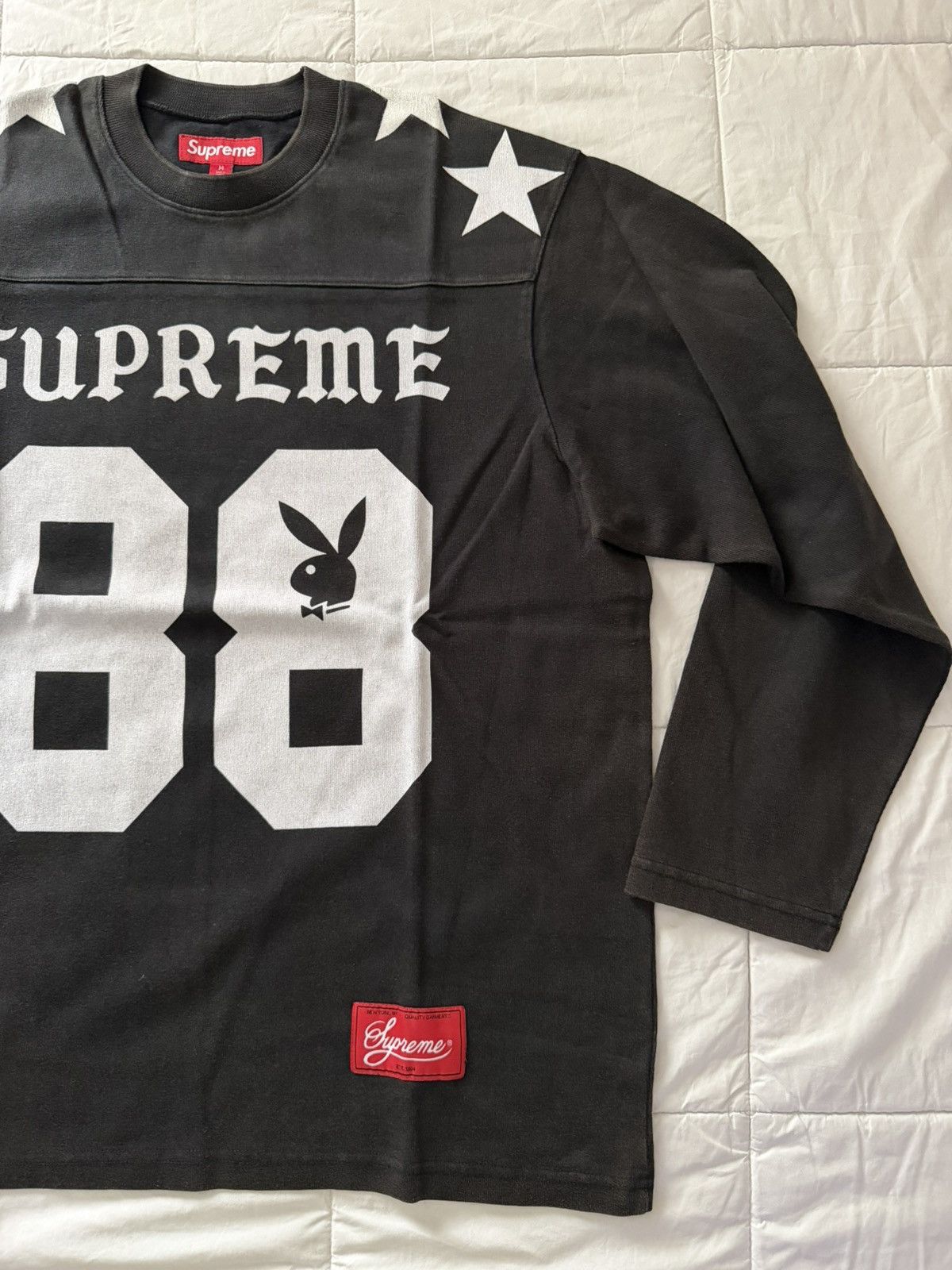 Playboy × Supreme Supreme playboy L/S football top black (medium) Size US M / EU 48-50 / 2 - 5 Thumbnail