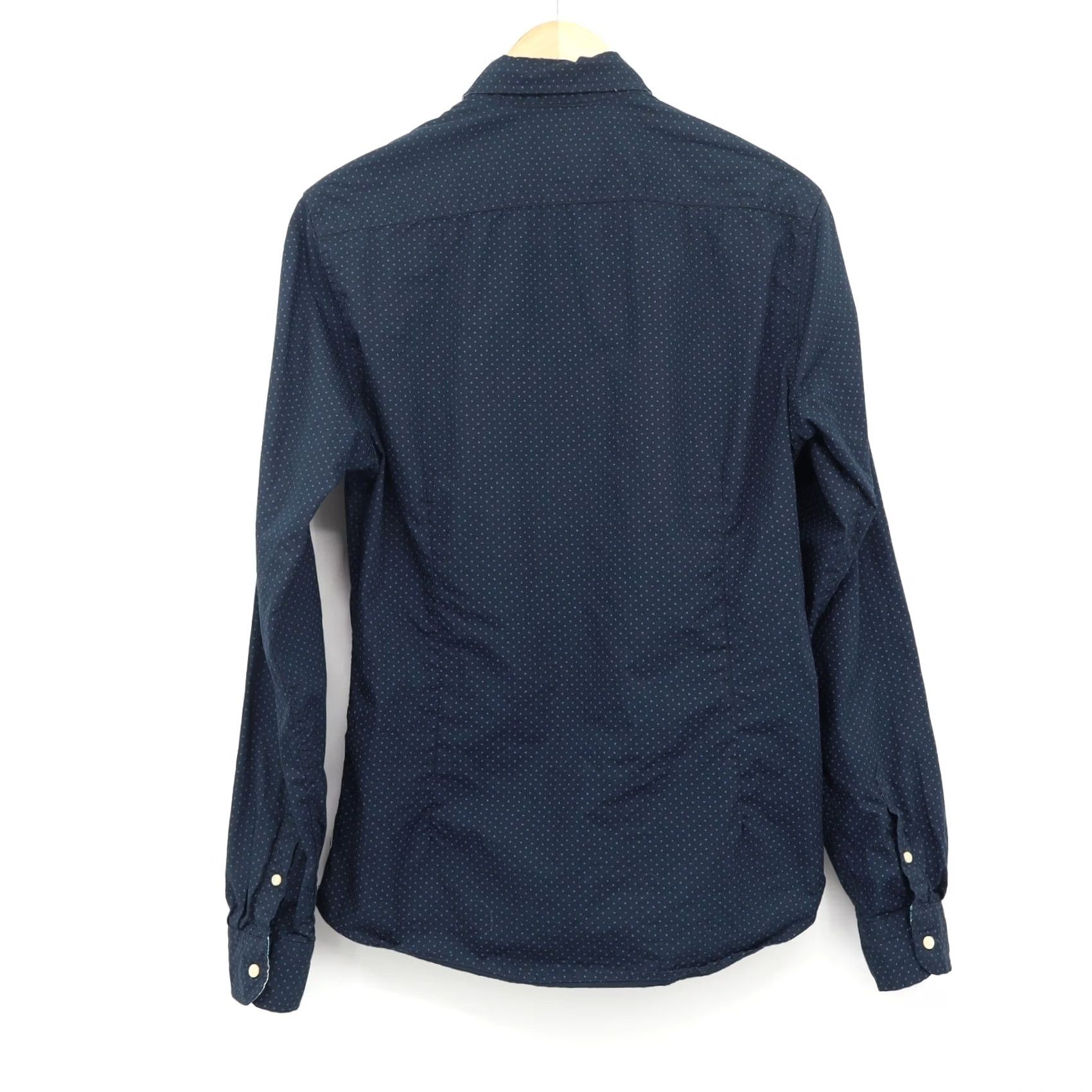 Scotch & Soda Scotch & Soda Vacanza Men’s Long Sleeve Navy Blue Circles Sz M Shirt Size US M / EU 48-50 / 2 - 2 Thumbnail