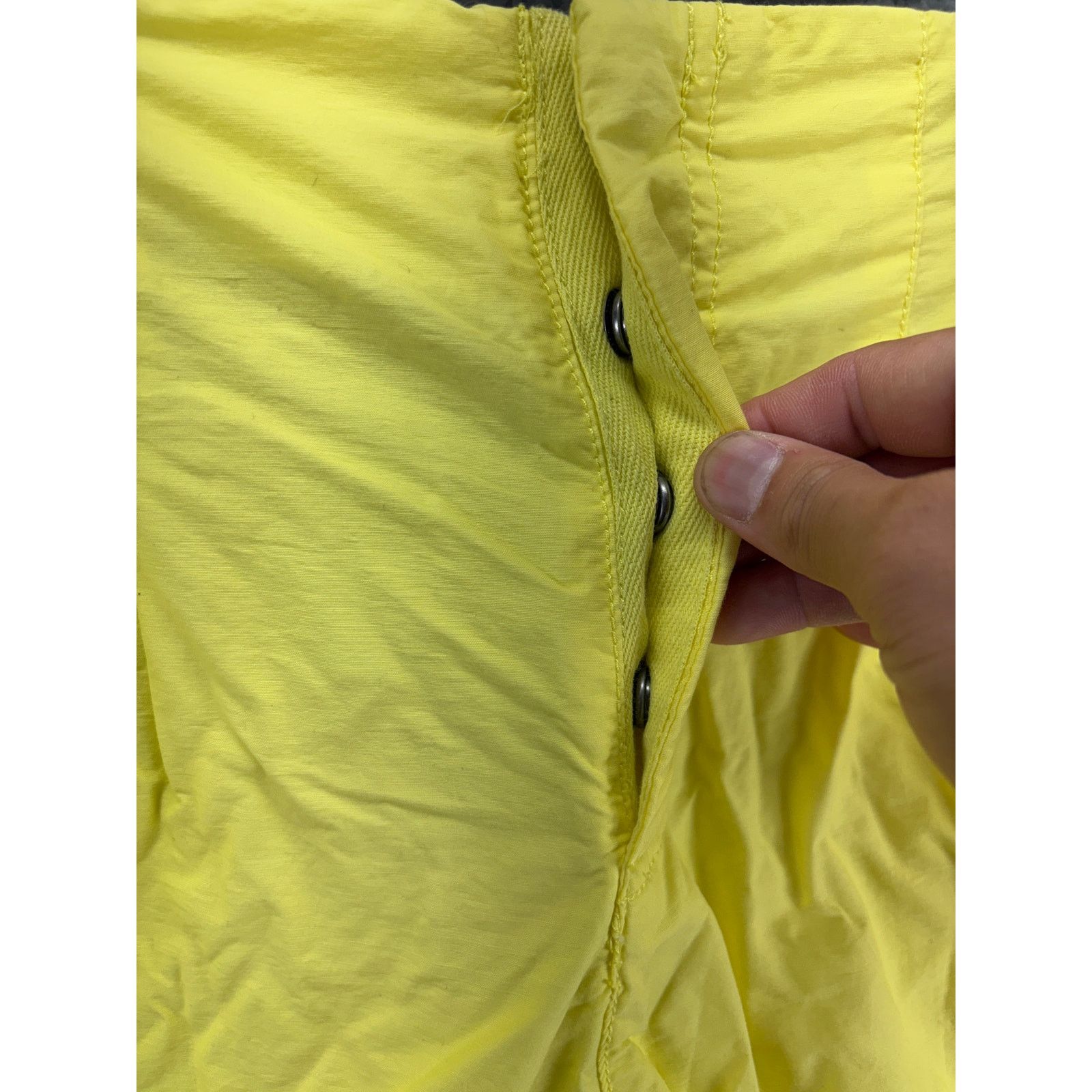 Free People Free People Mesmerize Parachute Cargo Pants Womens M Yellow Size 28" / US 6 / IT 42 - 5 Thumbnail