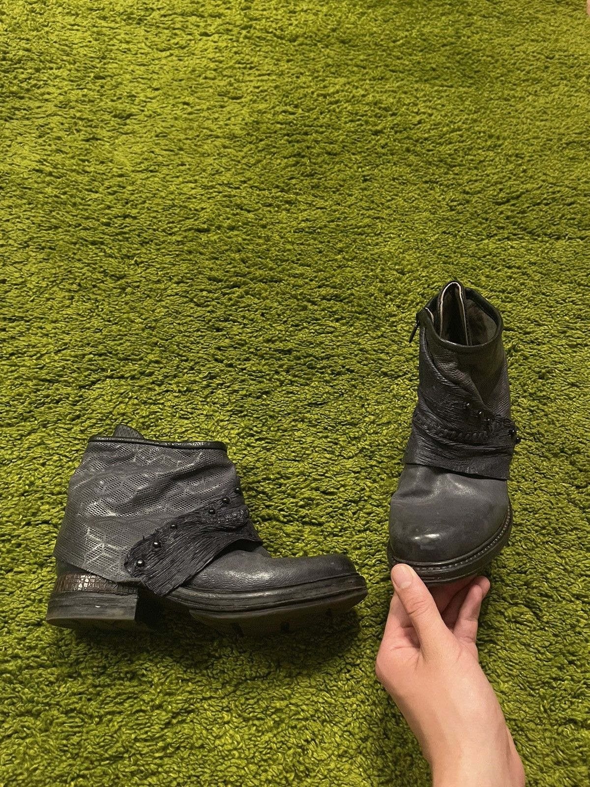 A.S.98 × Designer Airsteps A.S. 98 avant grade leather boots Size US 7 / IT 37 - 1 Thumbnail