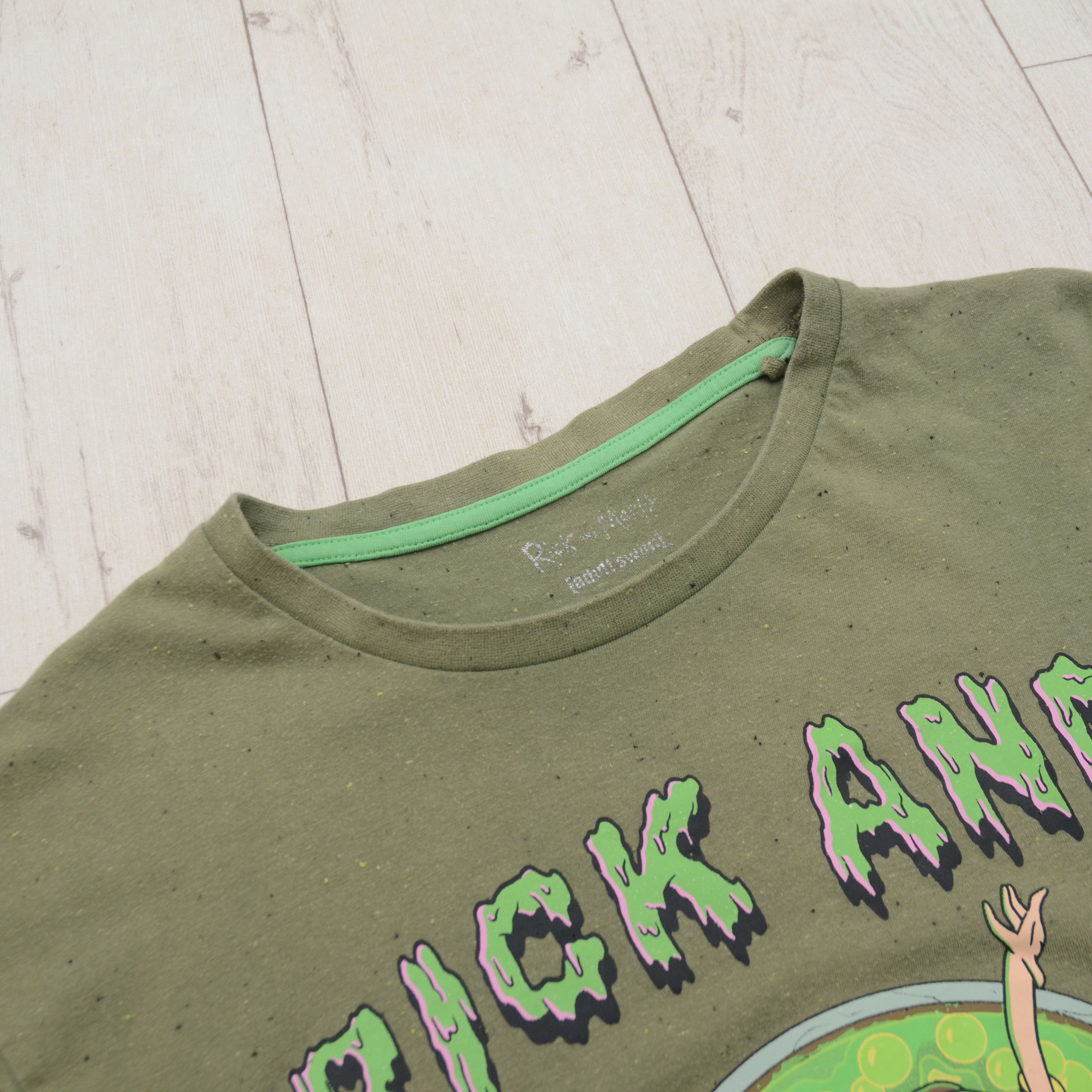 Cartoon Network Rick and Morty Men's T-Shirt Graphic Tee Cartoon Fan Merch Size US XL / EU 56 / 4 - 9 Thumbnail
