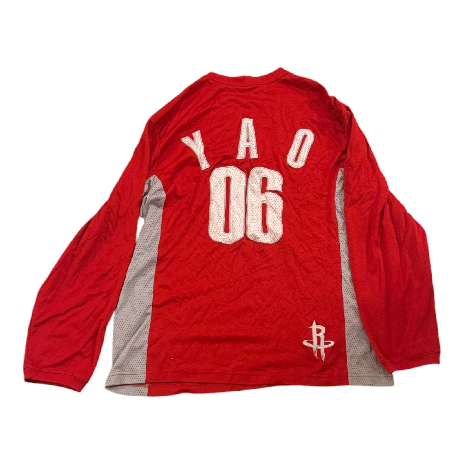 & Other Stories Houston Rockets Yao #6 Jersey Mens Red Basketball Sport Mesh Size US M / EU 48-50 / 2 - 2 Thumbnail