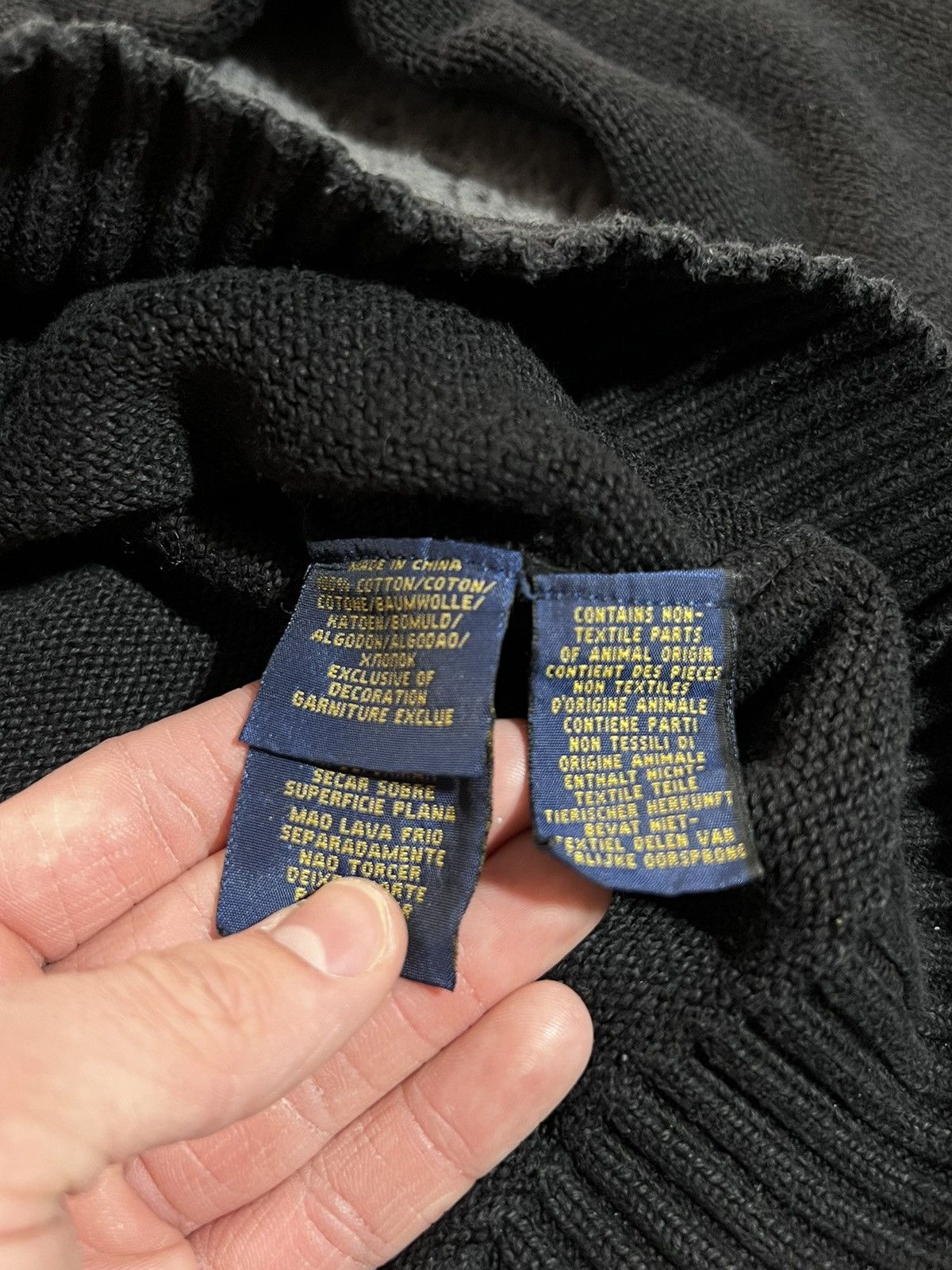 Polo Ralph Lauren × Vintage Vintage Y2k Polo Ralph Lauren 1/4 Zip Sweater Knitwear Size US S / EU 44-46 / 1 - 6 Thumbnail