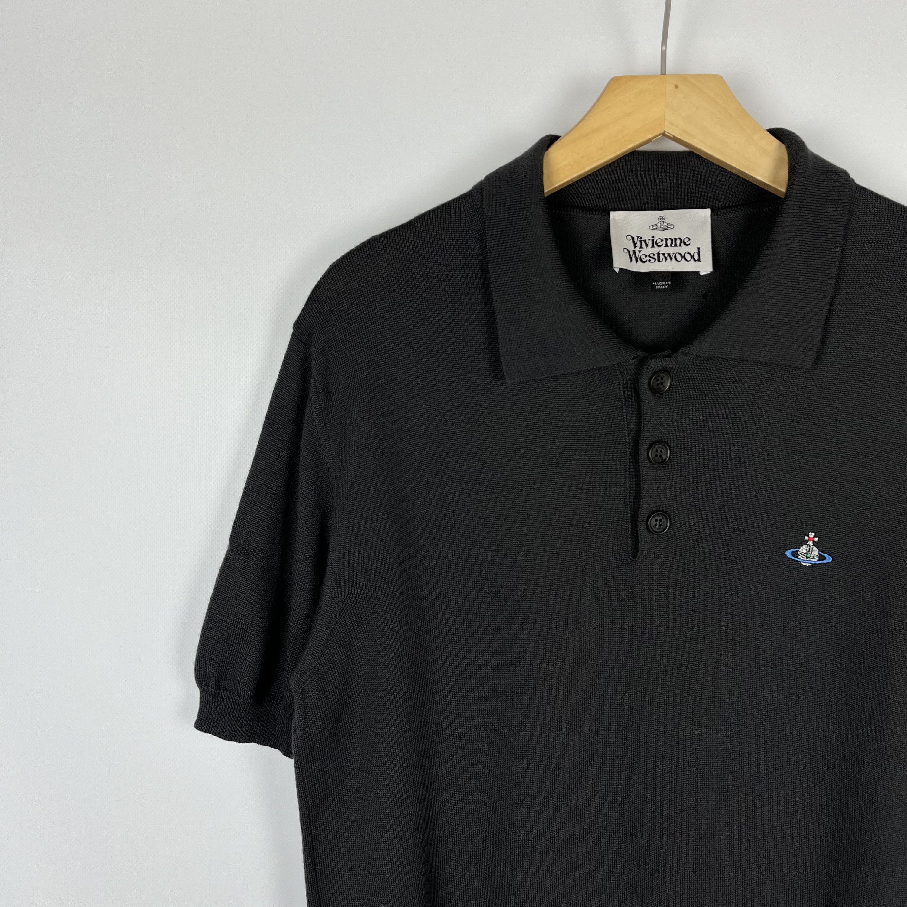 Vivienne Westwood Vivienne Westwood Orb Logo Knitted Polo Sweater Size US M / EU 48-50 / 2 - 5 Thumbnail