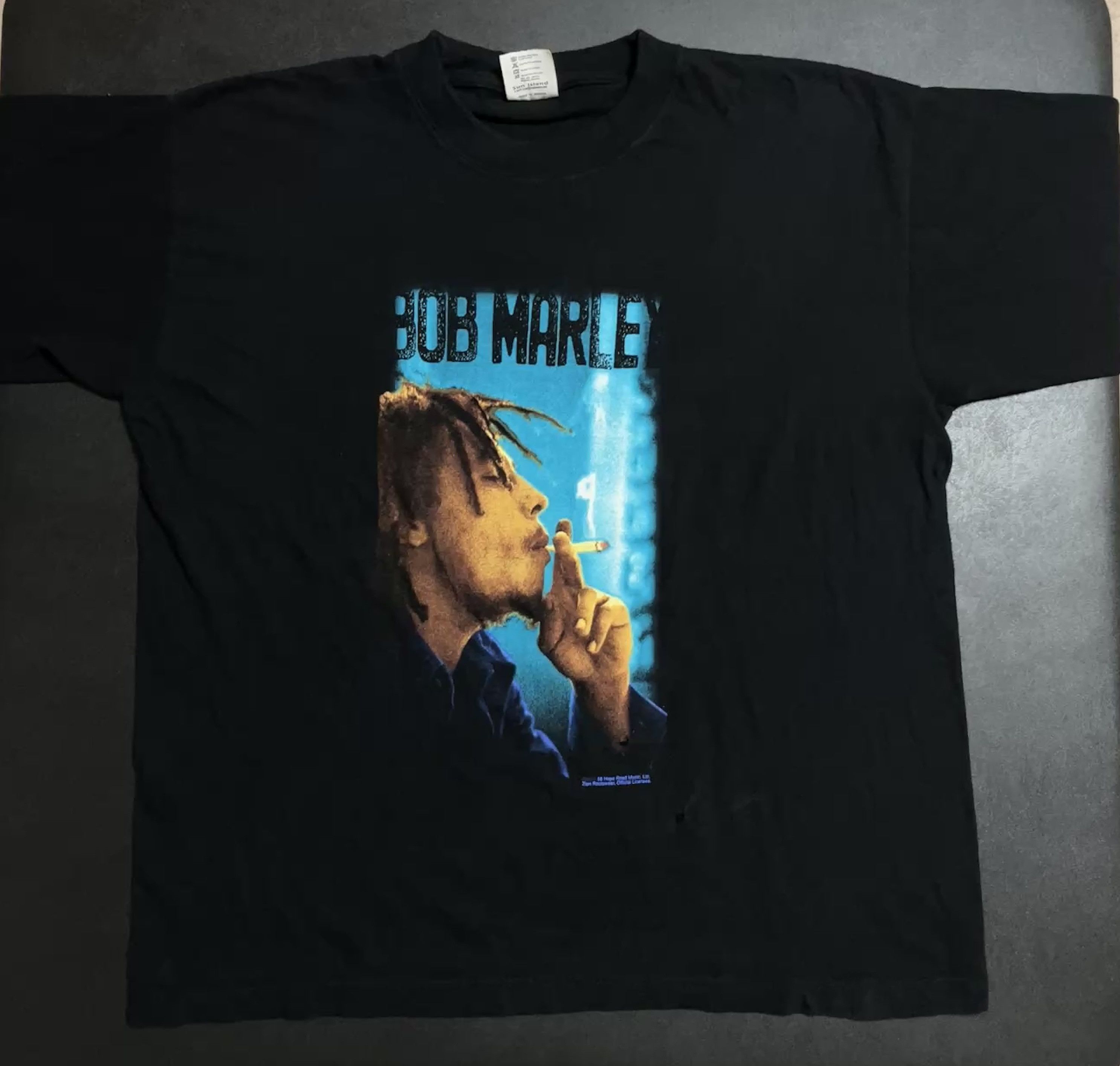 Zion Rootswear Vintage 2000 Zion Rootswear Bob Marley Smoking XL Size US XL / EU 56 / 4 - 1 Thumbnail