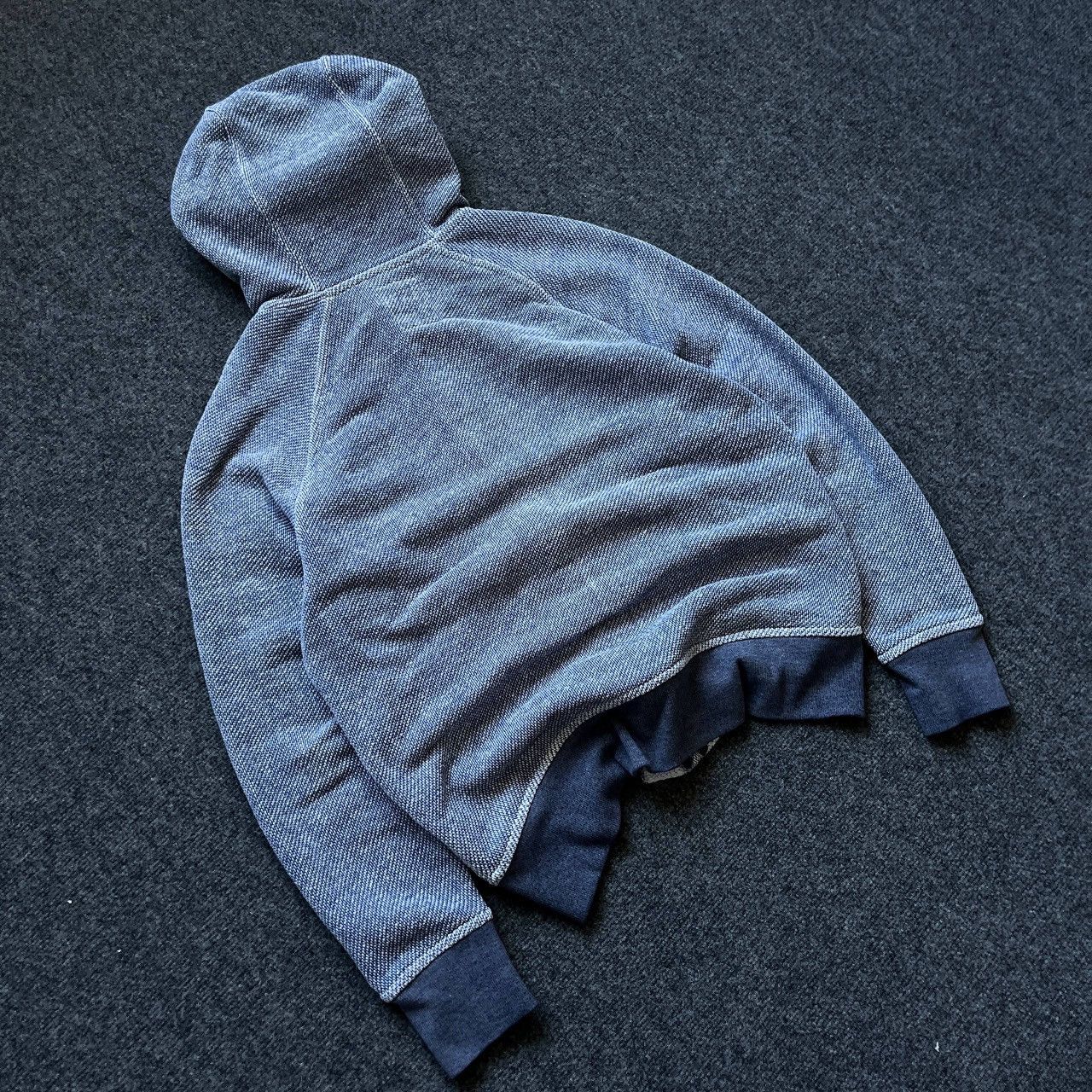 Urban Pipeline VTG Knit Zip Hoodie Piping Hot Size M Dark Blue Y2K 00s USA Size US M / EU 48-50 / 2 - 6 Thumbnail