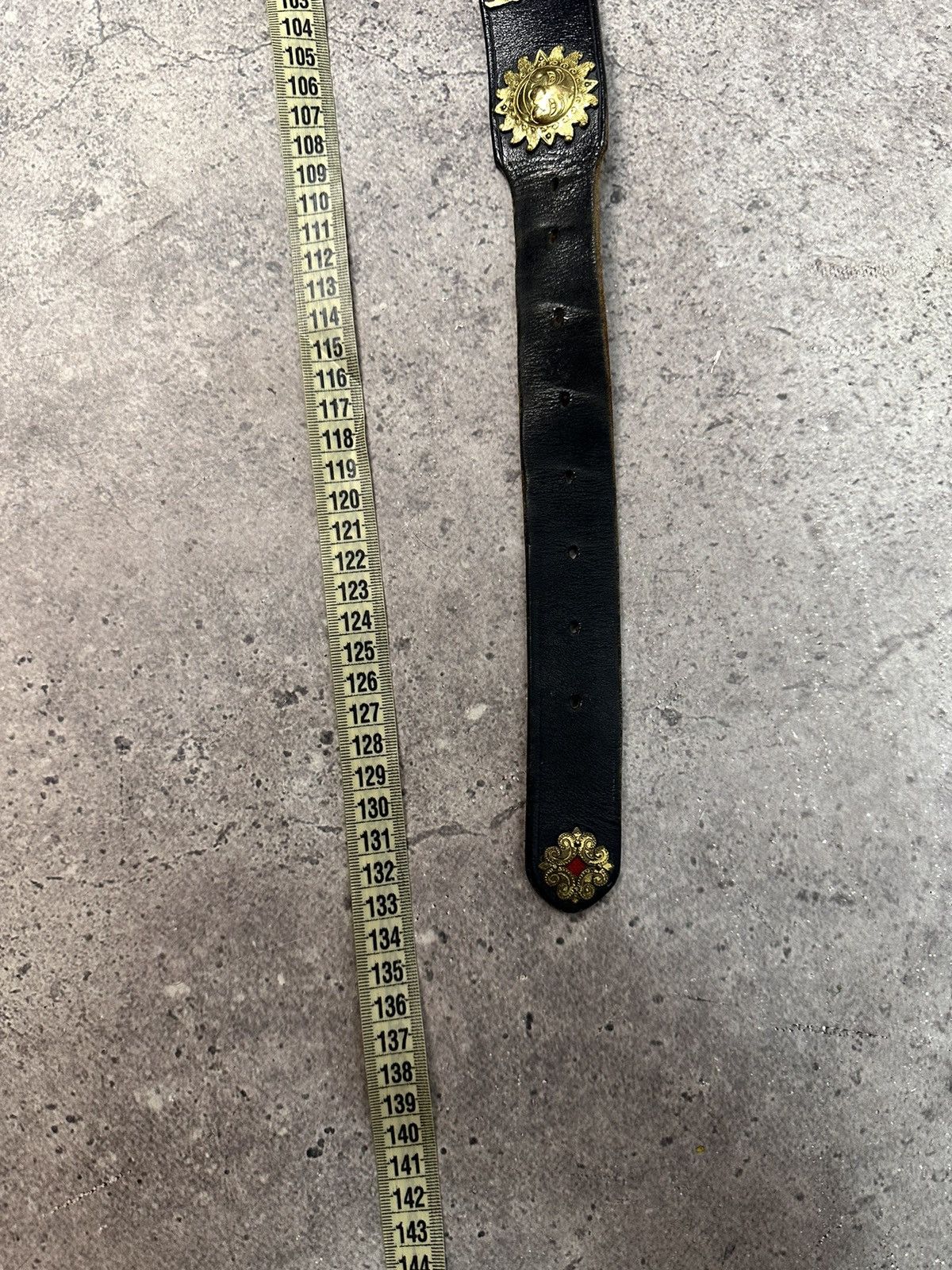 If Six Was Nine Vintage Belt B.B.Simon leather Avantgarde Hysteric Glamour Size ONE SIZE - 6 Thumbnail