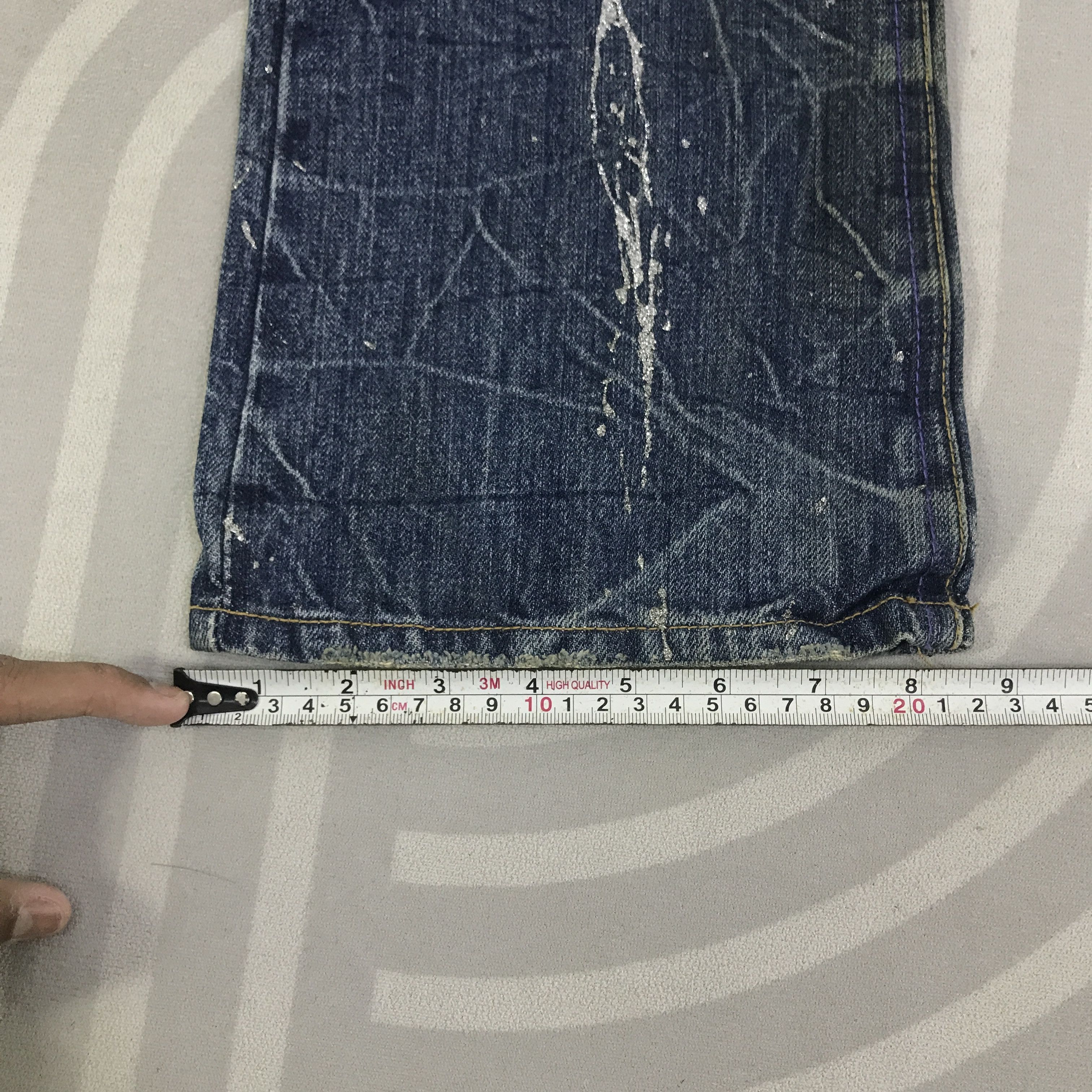 Japanese Brand Midas Explosion Distressed punk Bootcut pants K130B18 Size US 29 - 11 Thumbnail