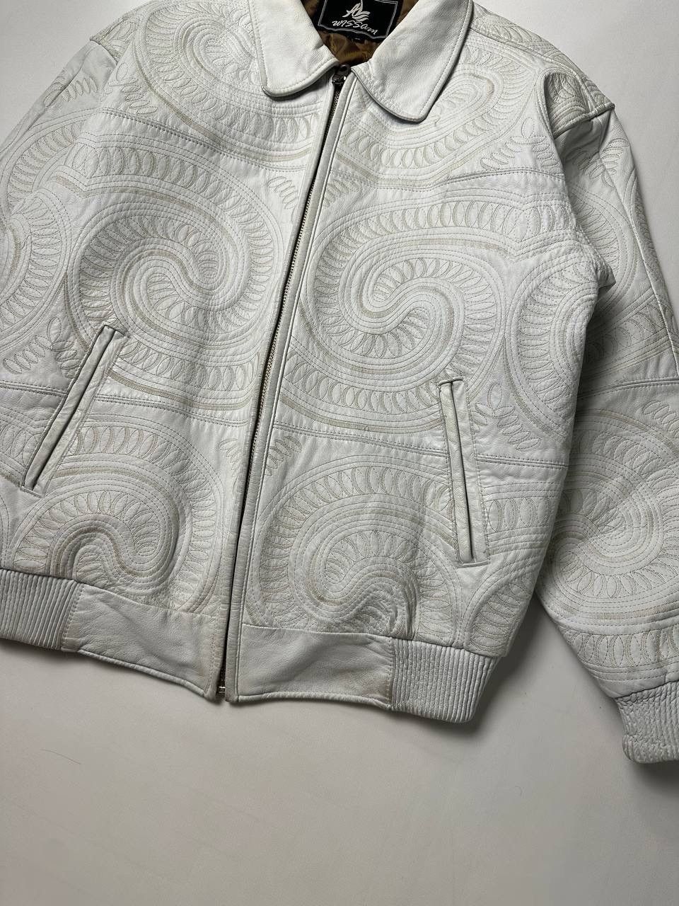 Al Wissam 🔥90s Rare Al Wissam Hand Made Korea Leather Jacket Size US XL / EU 56 / 4 - 4 Thumbnail