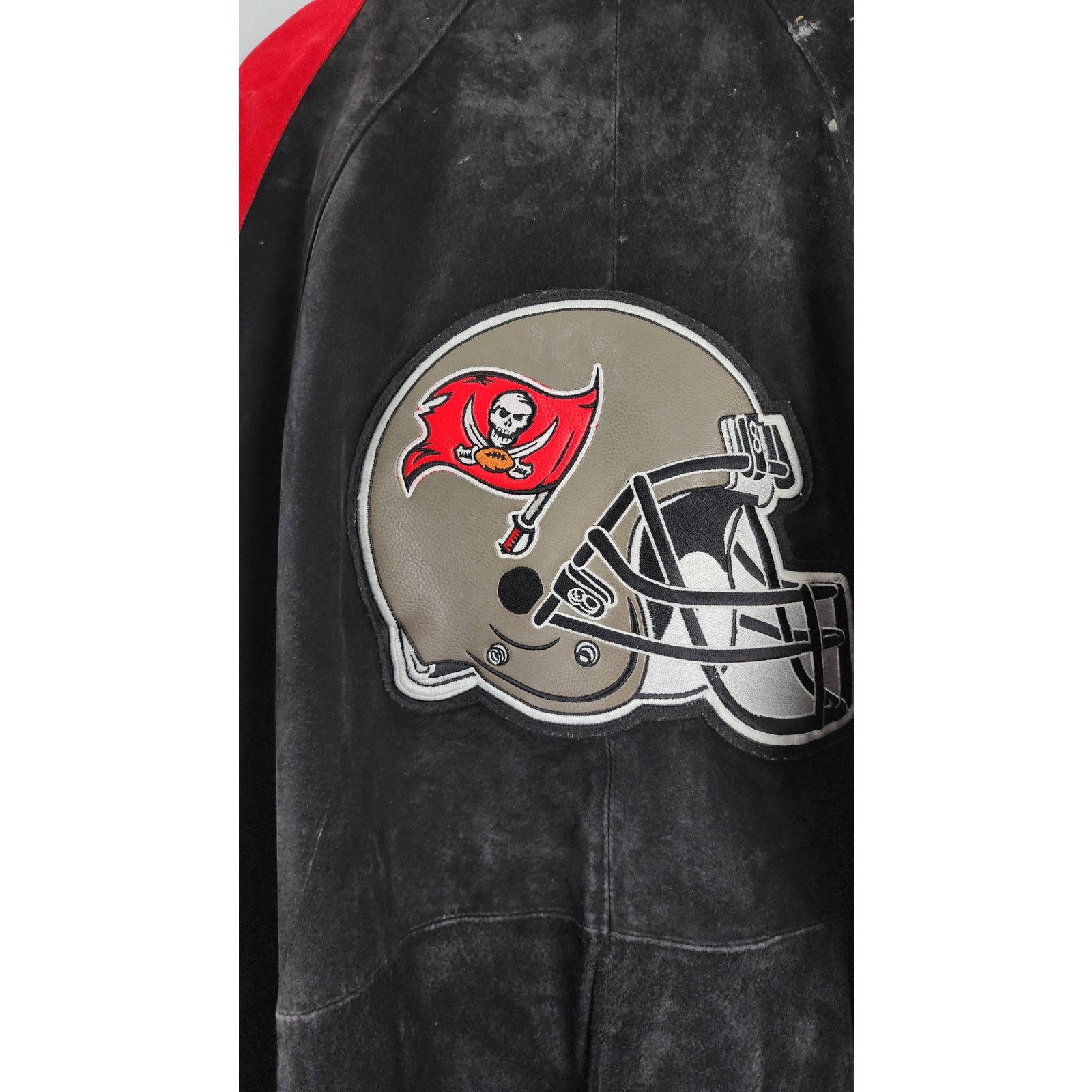 NFL Vintage NFL Tampa Bay Buccaneers Leather Jacket Size US XL / EU 56 / 4 - 5 Thumbnail