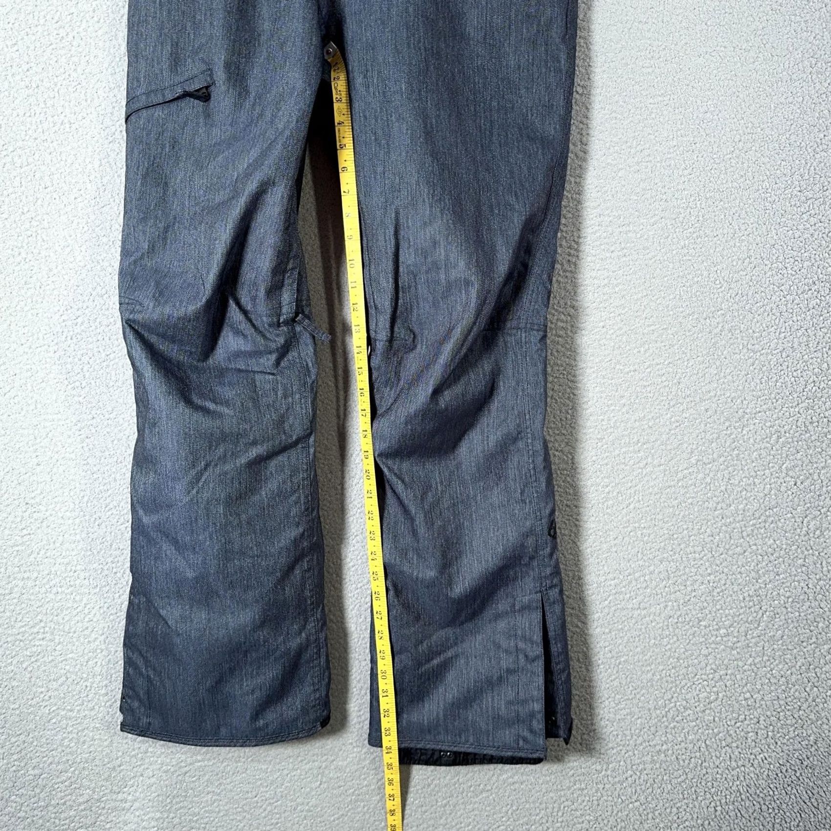 686 686 Authentic Raw Insulated Snow Pants InfiDRY 10K Mens L Large Blue Winter Snow Skiing Pants Mens Size US 33 - 6 Thumbnail