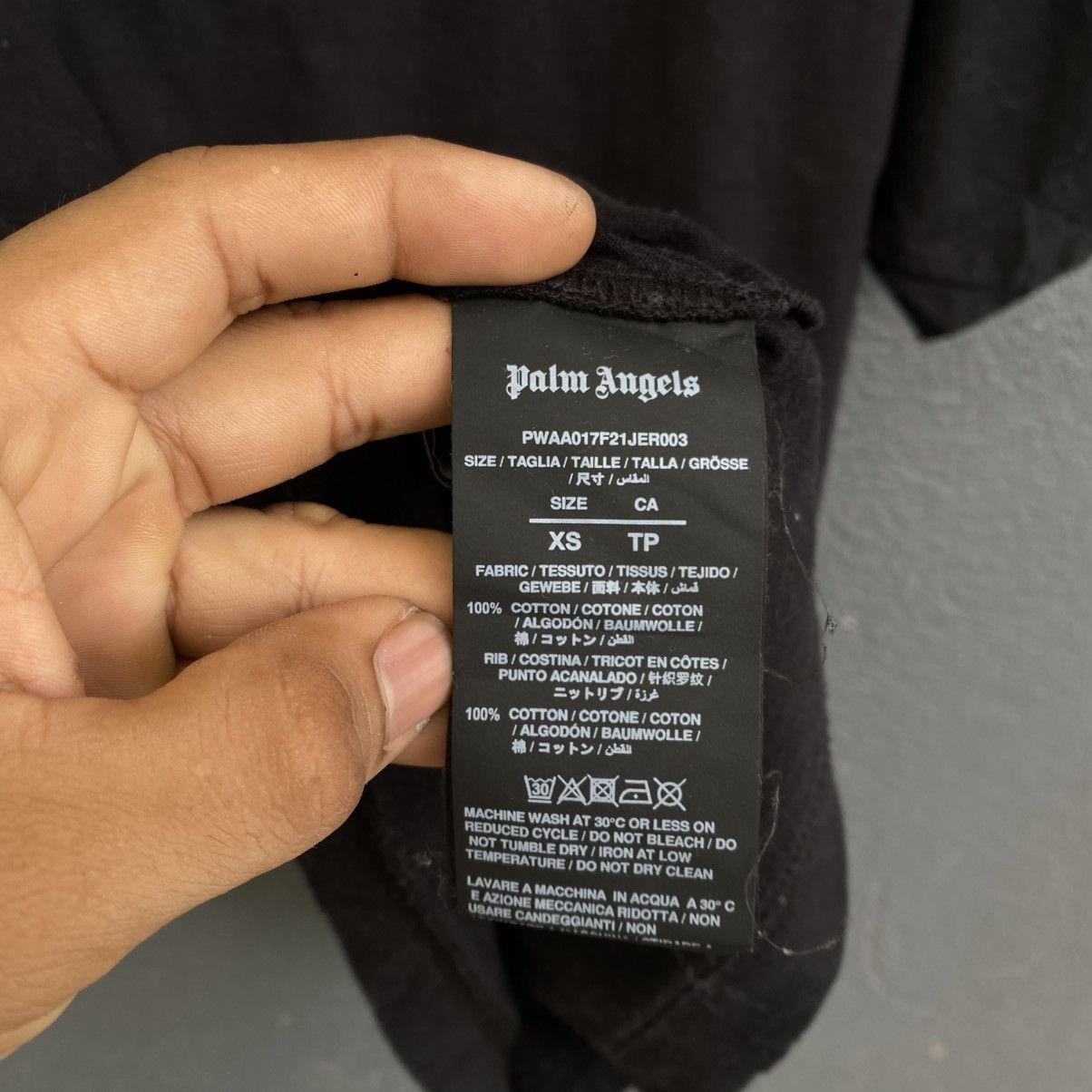 Palm Angels PALM ANGELS BEAR SPELLOUT TSHIRT Size US XS / EU 42 / 0 - 5 Thumbnail