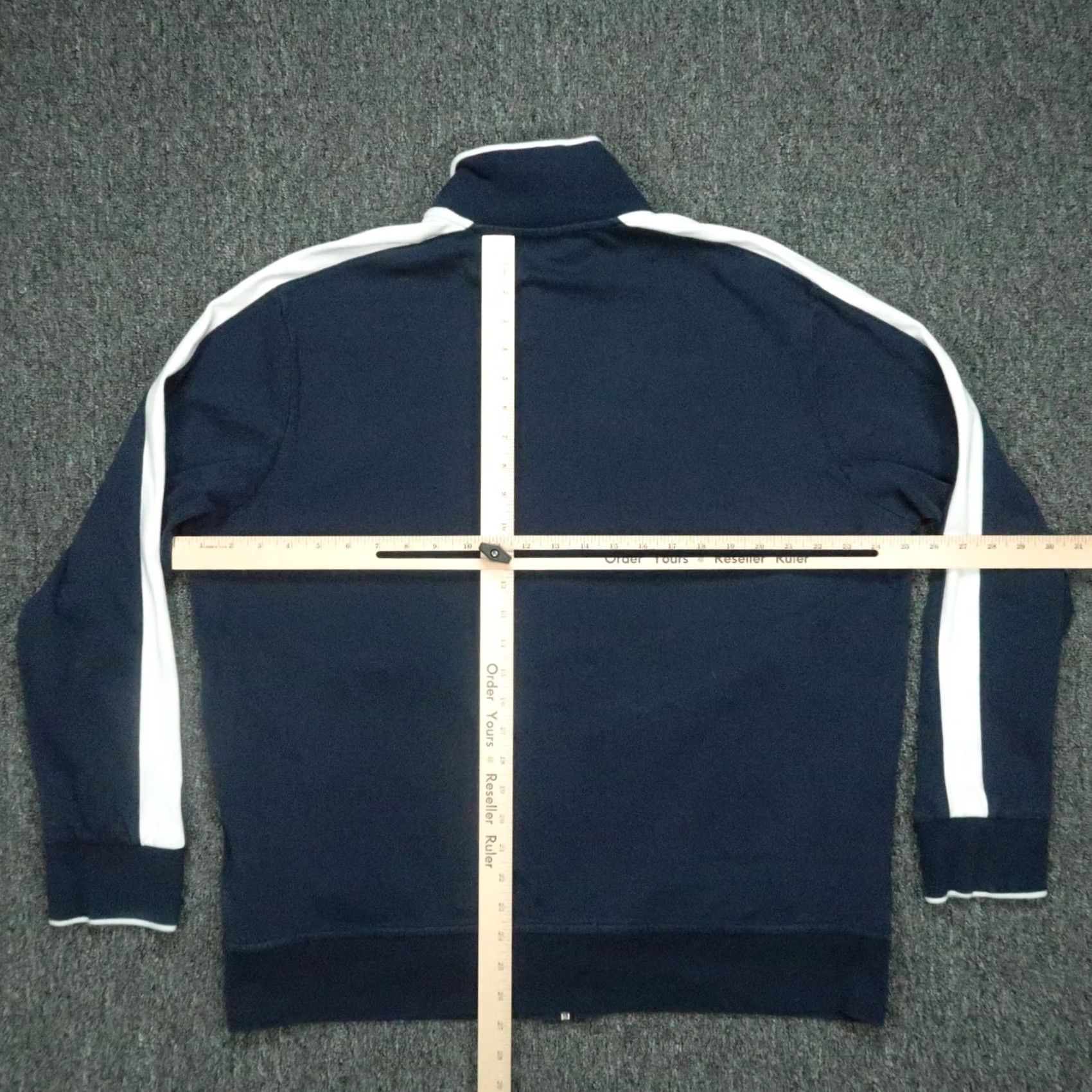 Polo Ralph Lauren Polo Ralph Lauren Jacket Mens XL Blue White Full Zip Pockets Bomber Sweat Stadium Casual Workwear Size US XL / EU 56 / 4 - 6 Thumbnail