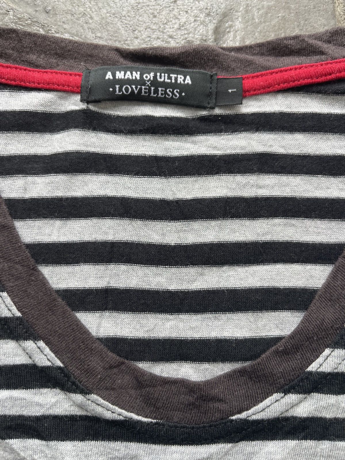 Loveless × Number (N)ine JAPAN MADE Loveless X A Man Of Ultra Striped Size US S / EU 44-46 / 1 - 4 Thumbnail