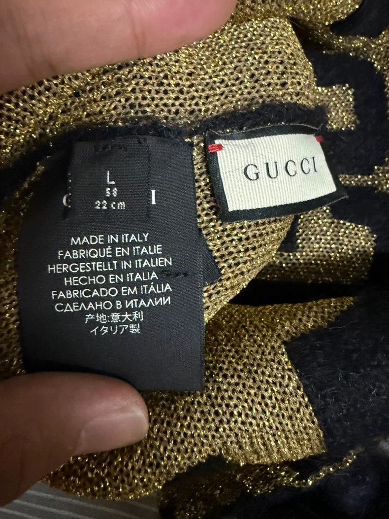 Gucci Gucci Mohair Braided Hat with Dust Bag-2506 Size ONE SIZE - 3 Thumbnail