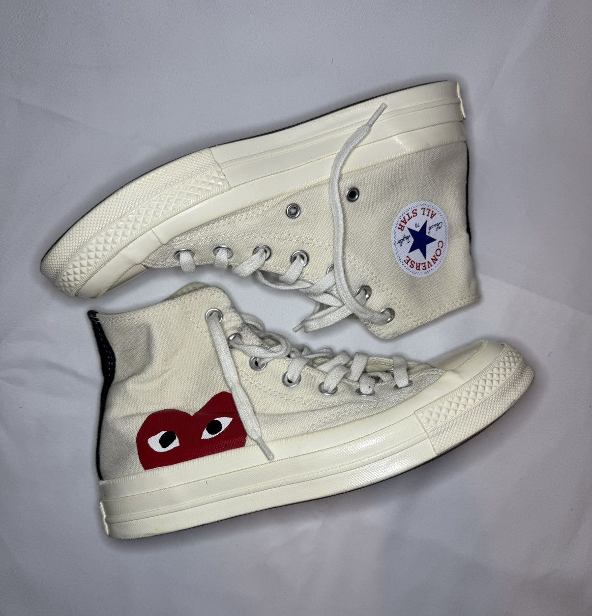 Comme des Garcons PLAY × Converse Comme des Garçons Play x Converse Chuck Taylor High – UK 5 Size US 7.5 / IT 37.5 - 1 Thumbnail