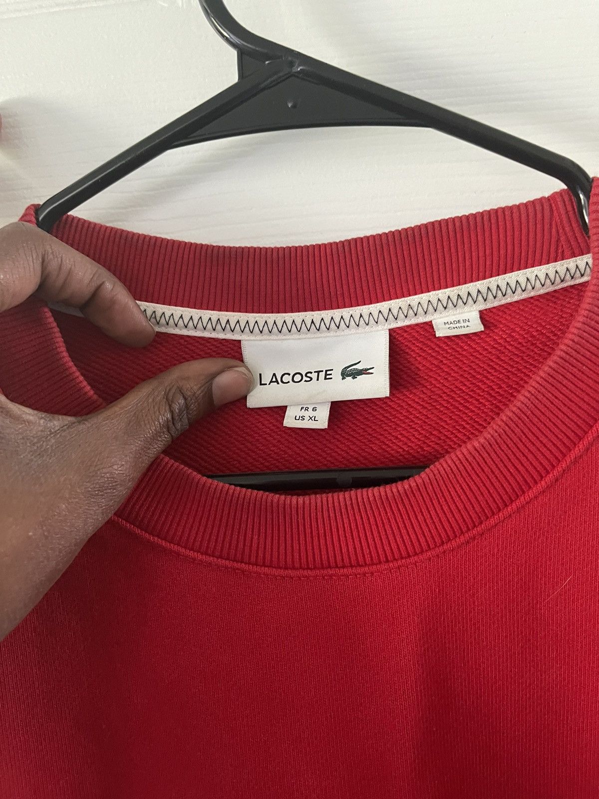 Lacoste Lacoste crew neck Size US XL / EU 56 / 4 - 2 Thumbnail