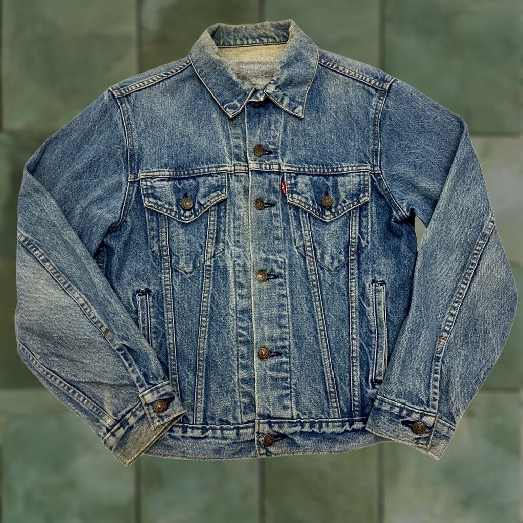 Levi's VINTAGE Levi’s 70506 Denim Jacket Mens 40R Blue USA Trucker 80s 90s Size US XXS / EU 40 - 1 Thumbnail