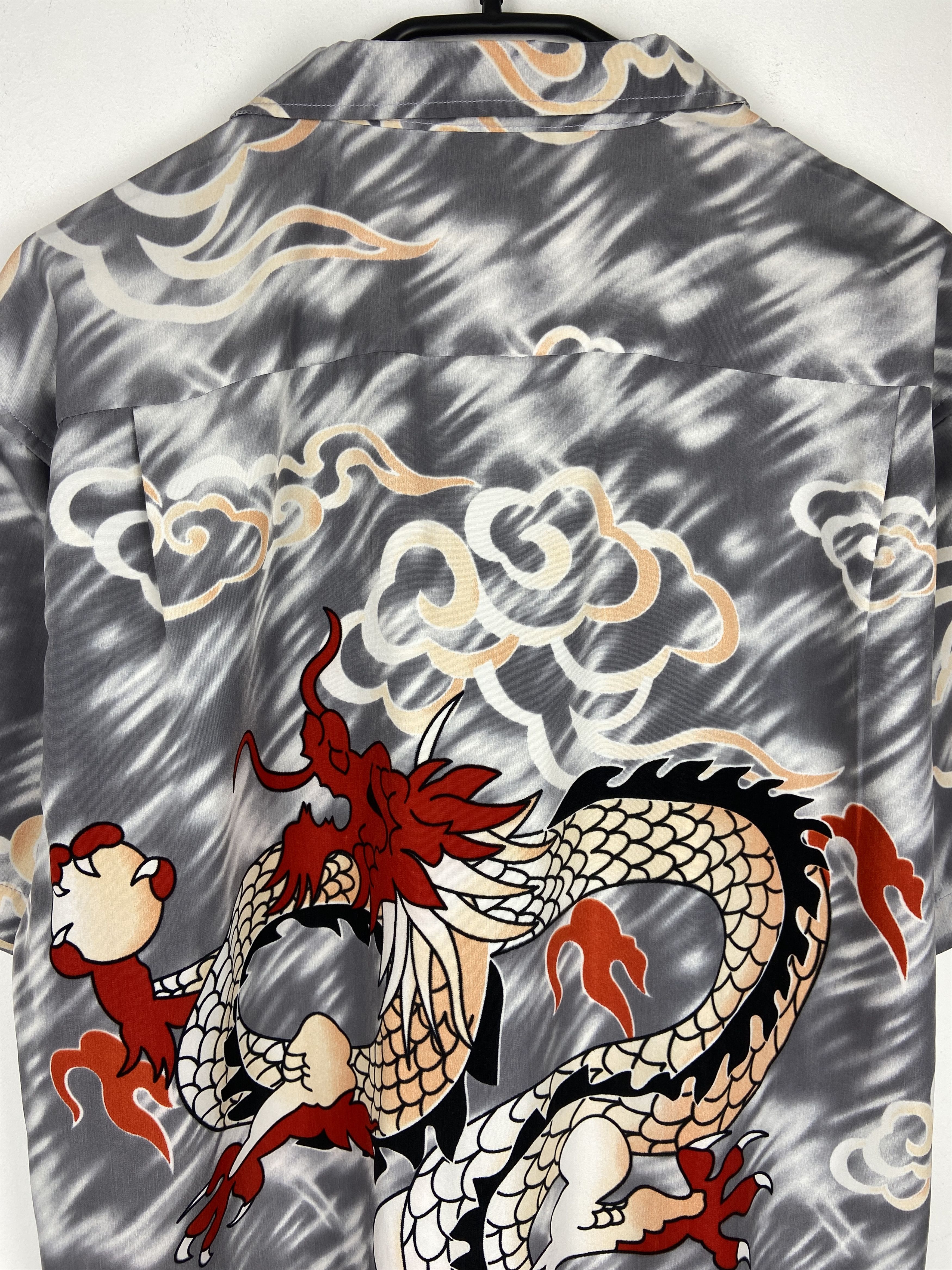 Japanese Brand Japanese Style Dragon Fly Button Up Short Sleeve Shirt Size US M / EU 48-50 / 2 - 10 Thumbnail