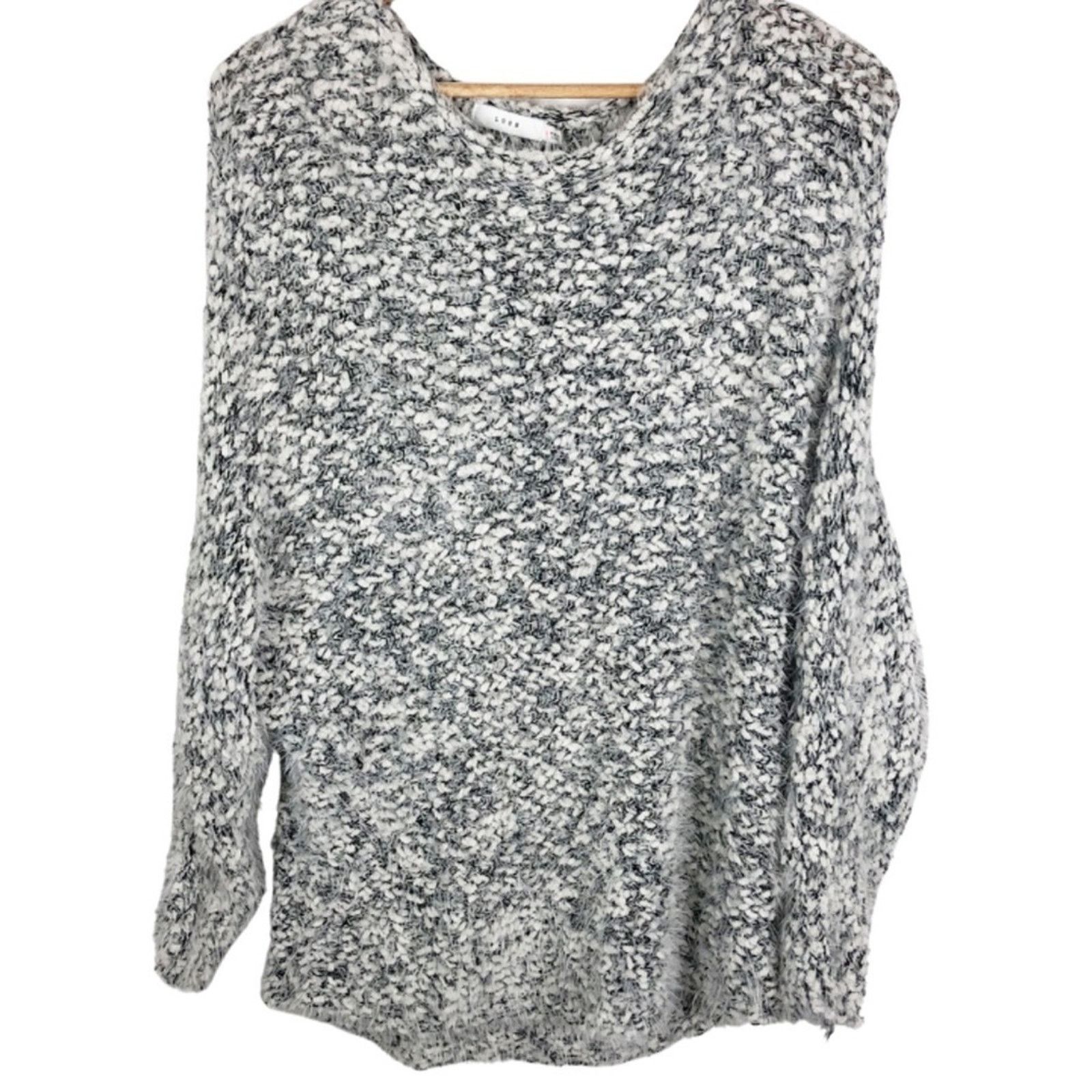 Nordstrom Nordstrom Women’s Lush Fuzzy Chunky Pullover Sweater Size S / US 4 / IT 40 - 1 Thumbnail
