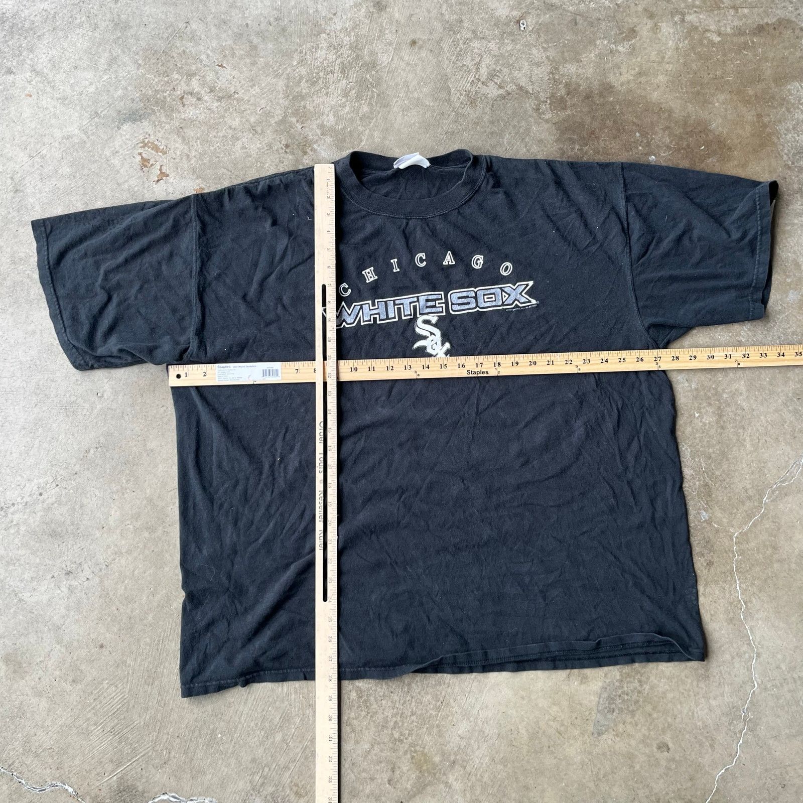 Vintage VINTAGE CHICAGO WHITE SOX BLACK SHIRT 90S XXL Size US XXL / EU 58 / 5 - 5 Thumbnail