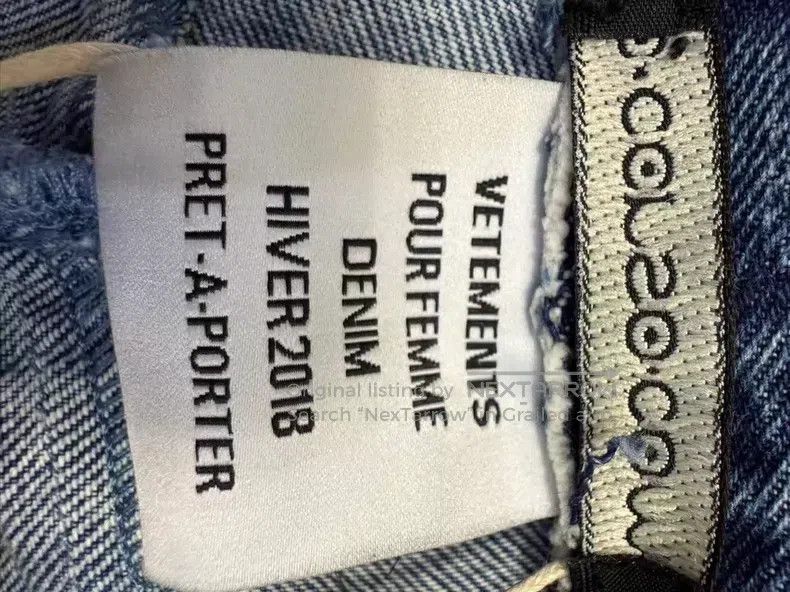 Vetements VETEMENTS Size XS Patchwork Jeans Size US 27 - 3 Thumbnail