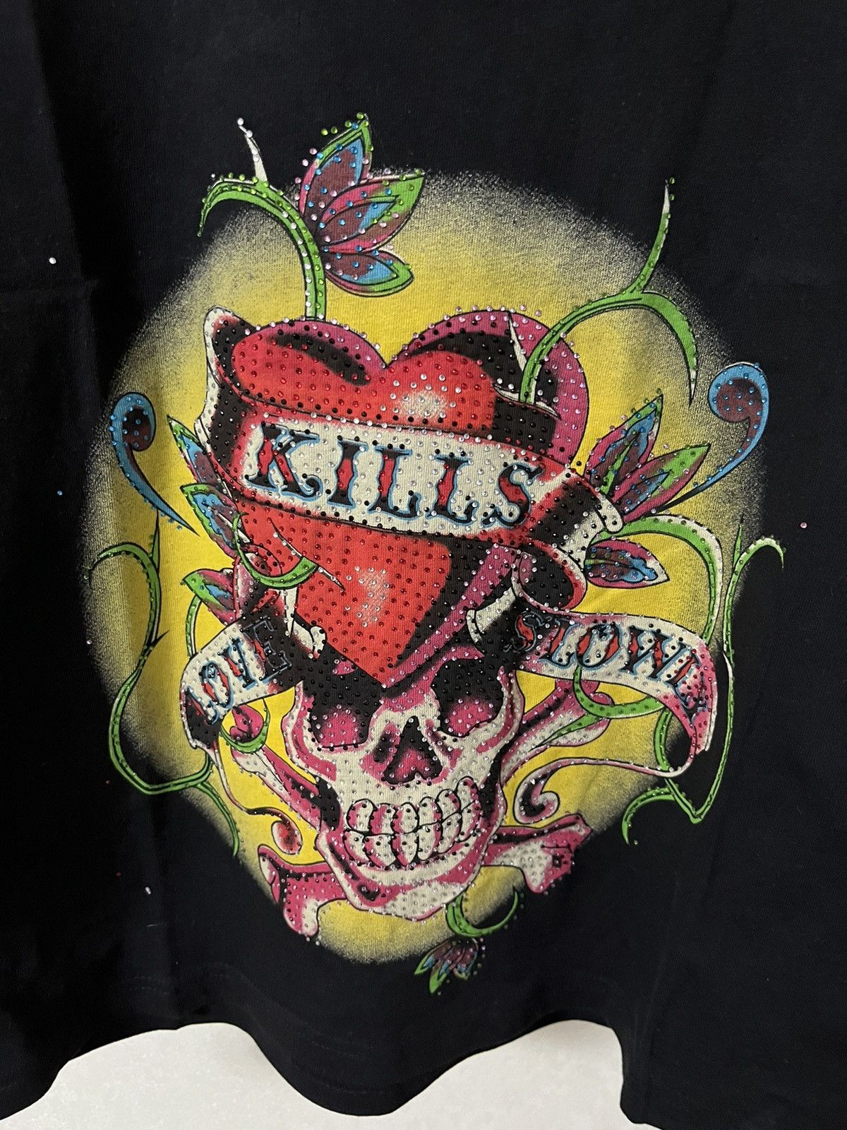 Ed Hardy Don Ed Hardy Vintage Big Logo T Shirt with tags Size US L / EU 52-54 / 3 - 7 Thumbnail