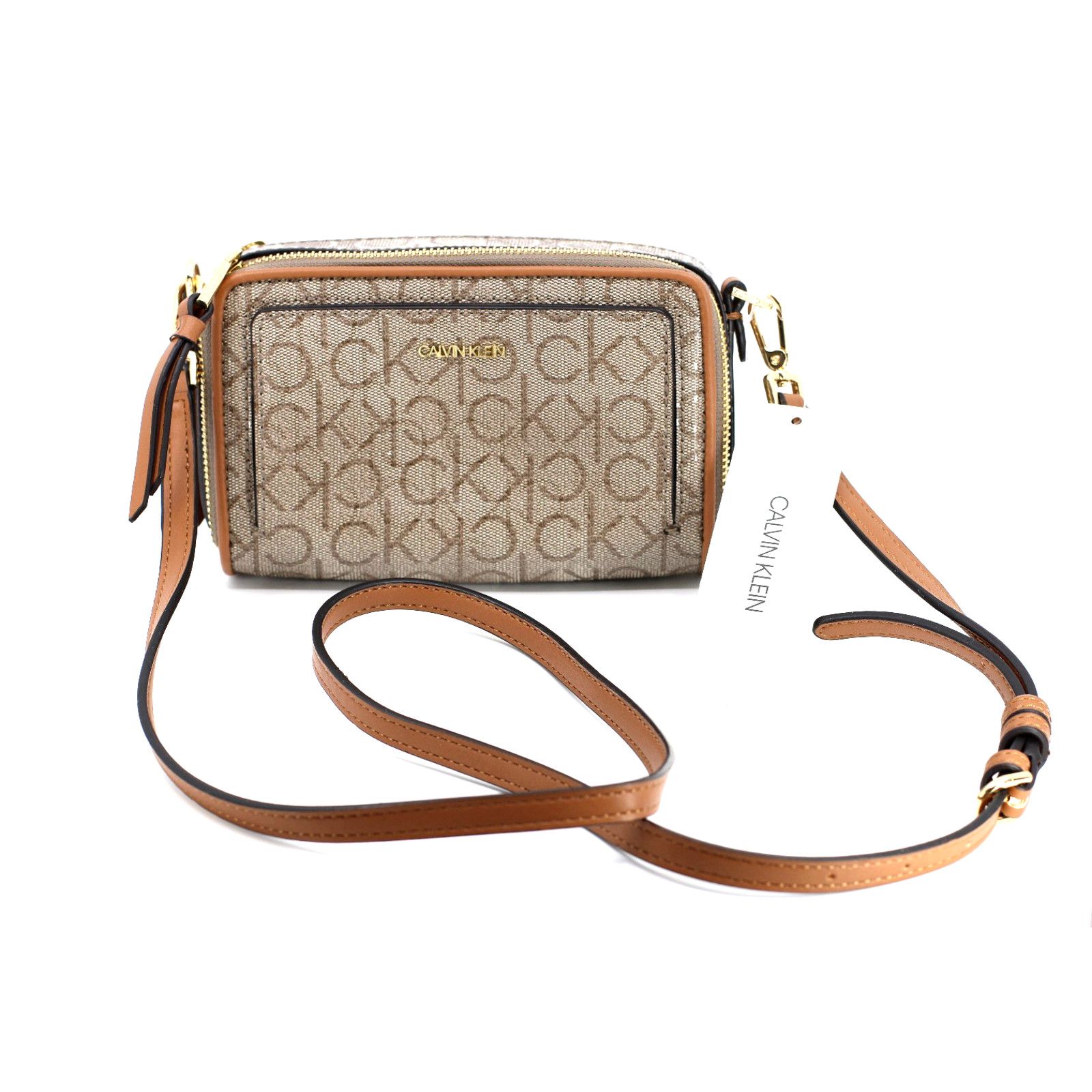 Calvin Klein NWT CALVIN KLEIN Margot Monogram Logo Crossbody Bag $128 Size ONE SIZE - 1 Thumbnail