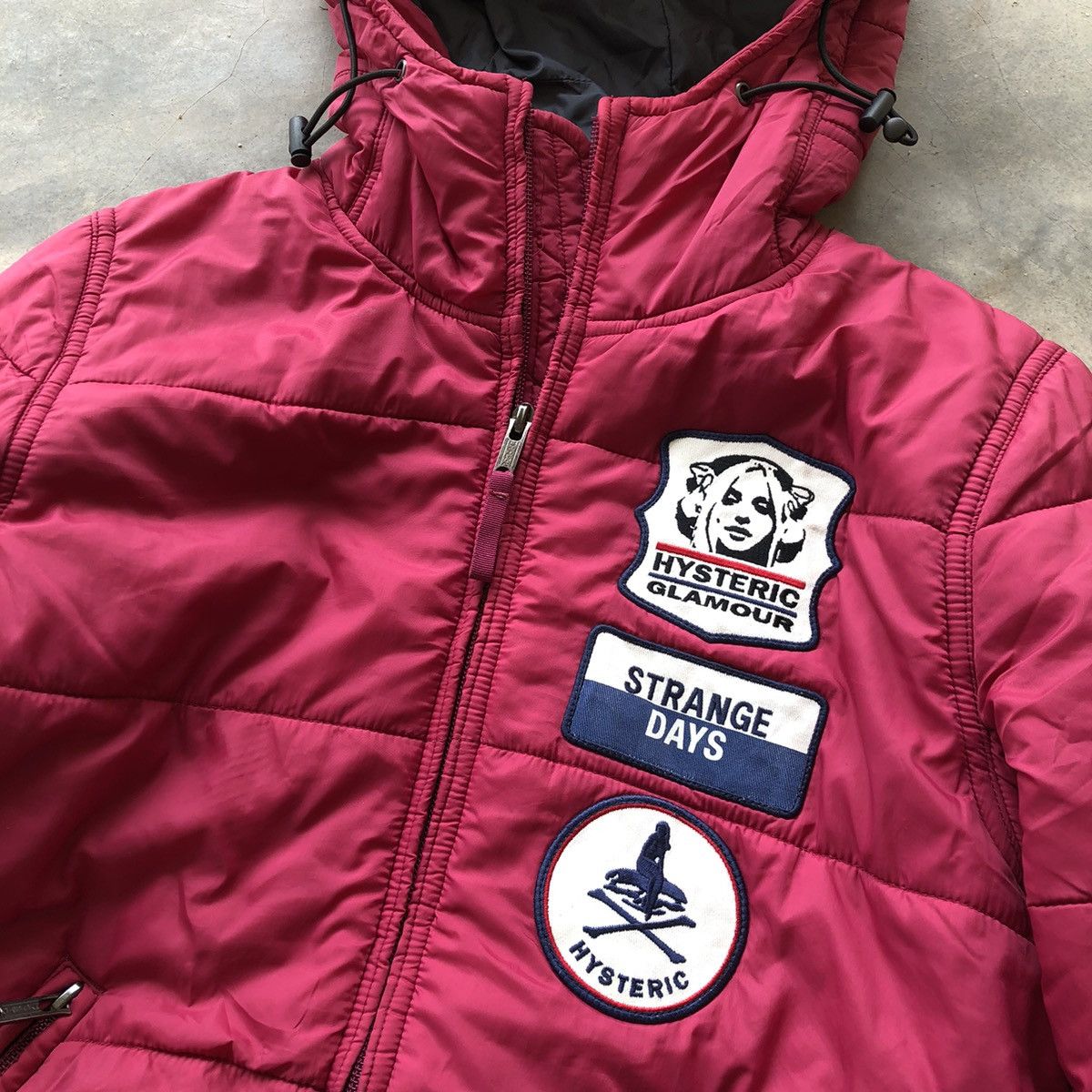 Hysteric Glamour HYSTERIC GLAMOUR Rare Patches Hood Puffer Jacket Size ONE SIZE - 5 Thumbnail