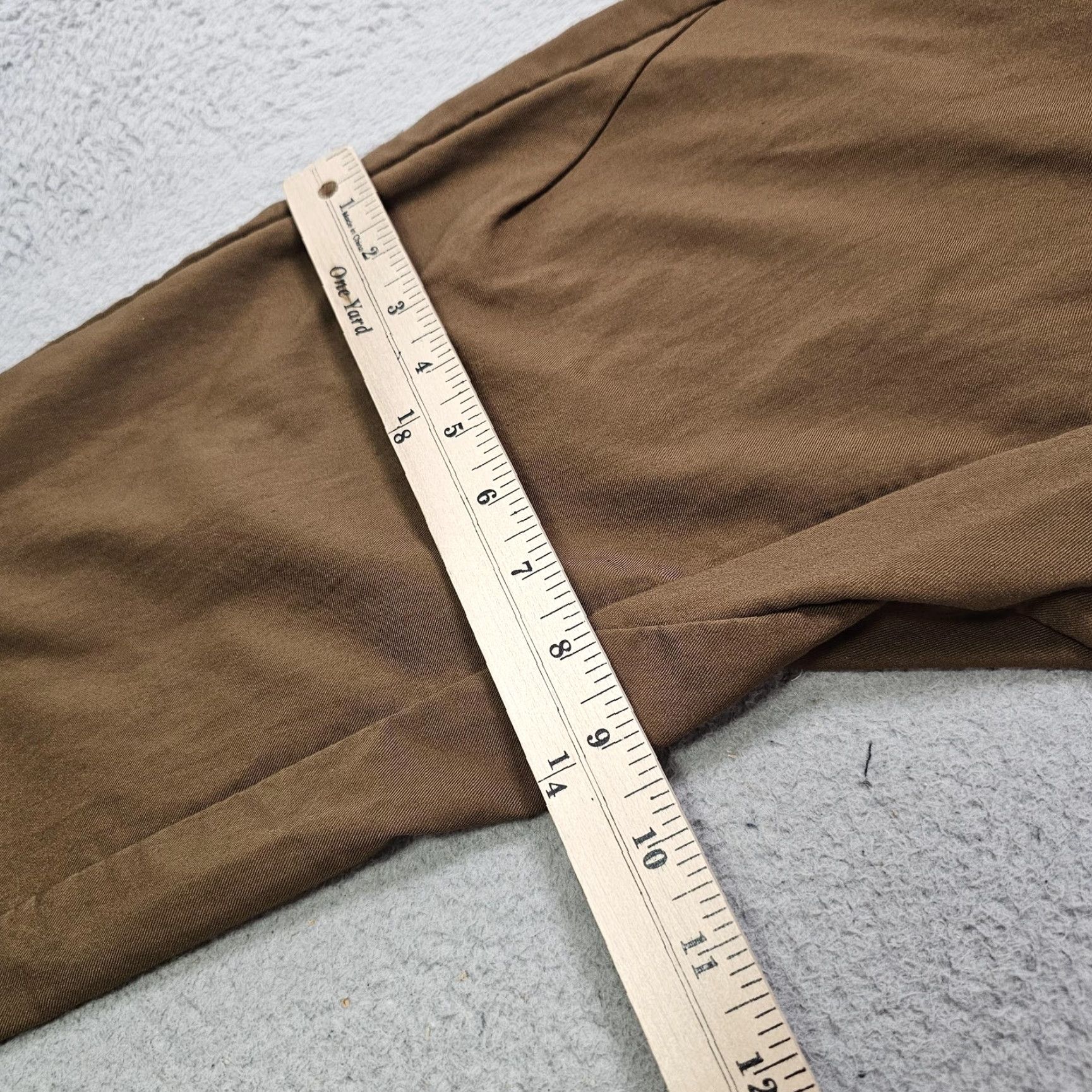 Vintage Roam Everywhere Pants Mens XL Brown Khaki Stretch Travel Chino Elastic Waist Size US 36 / EU 52 - 5 Thumbnail