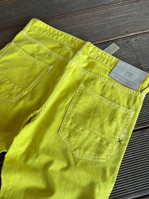 Scotch & Soda NEW Acid lemon jeans scotch&soda slim fit Size US 33 - 2 Thumbnail