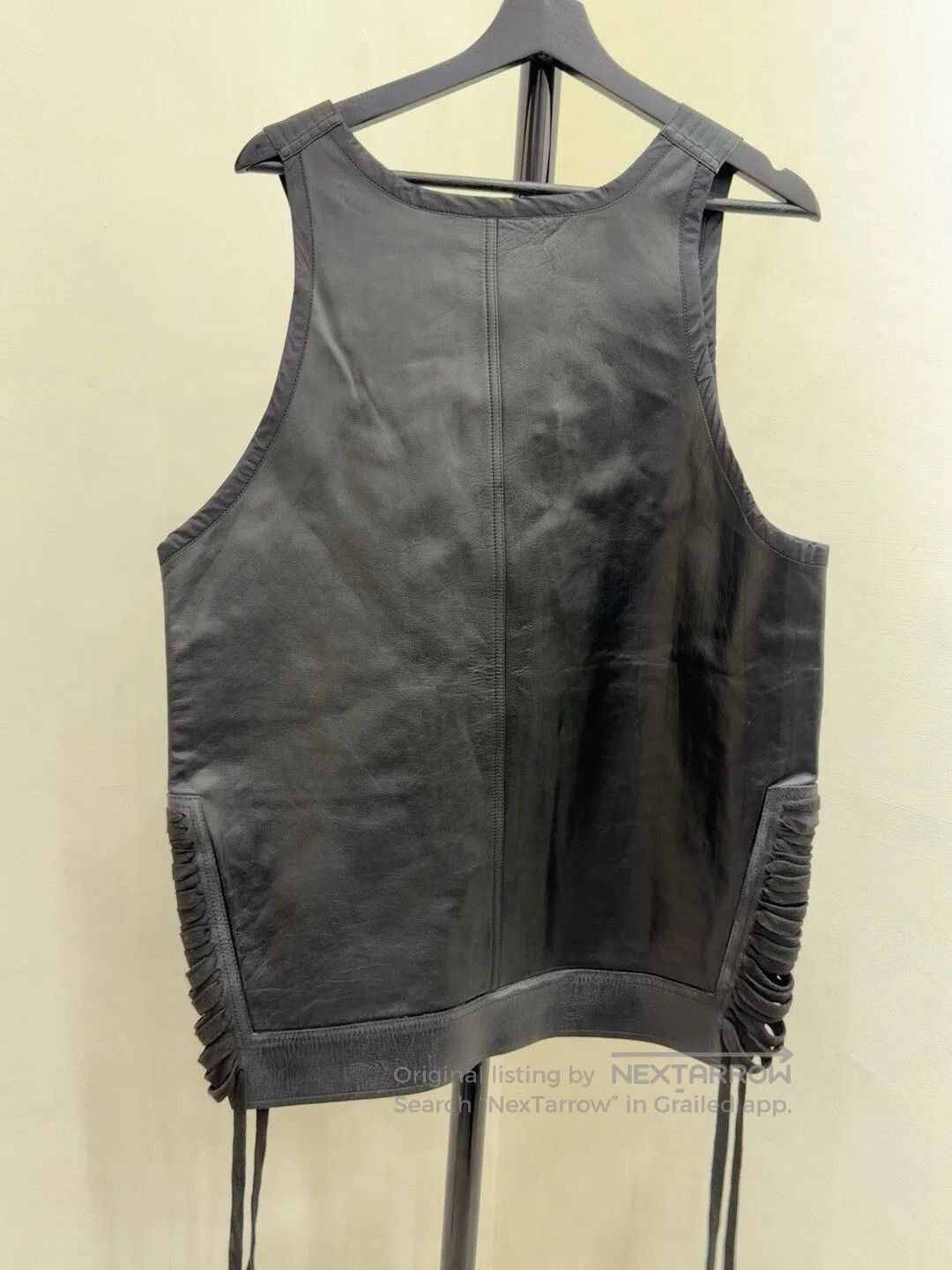 Rick Owens Rick Owens Leather Vest Size S. Size US S / EU 44-46 / 1 - 2 Thumbnail