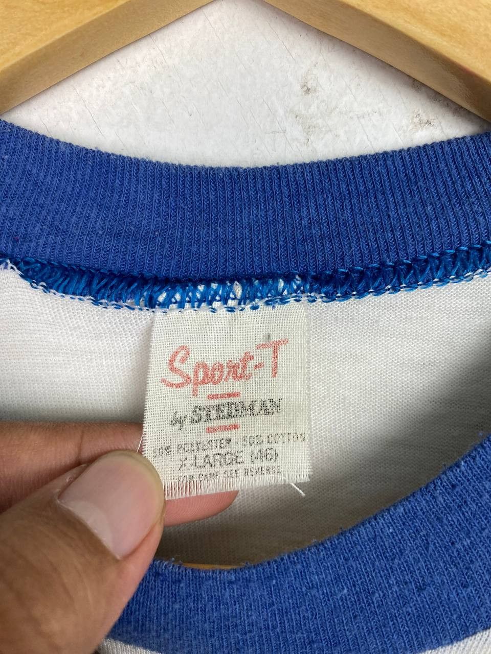 Vintage vintage greatest athlete iron on ringer tee by d. martin Size US XL / EU 56 / 4 - 5 Thumbnail