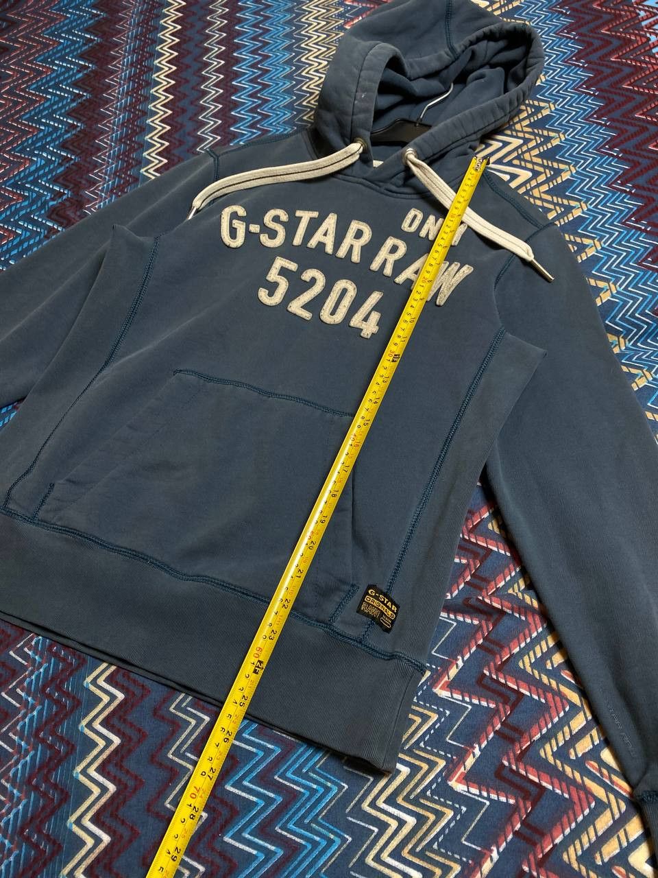 G-Star 🦂VNTG G-STAR Raw Washed Zip Up Hoodie with Rivets Size US S / EU 44-46 / 1 - 2 Thumbnail