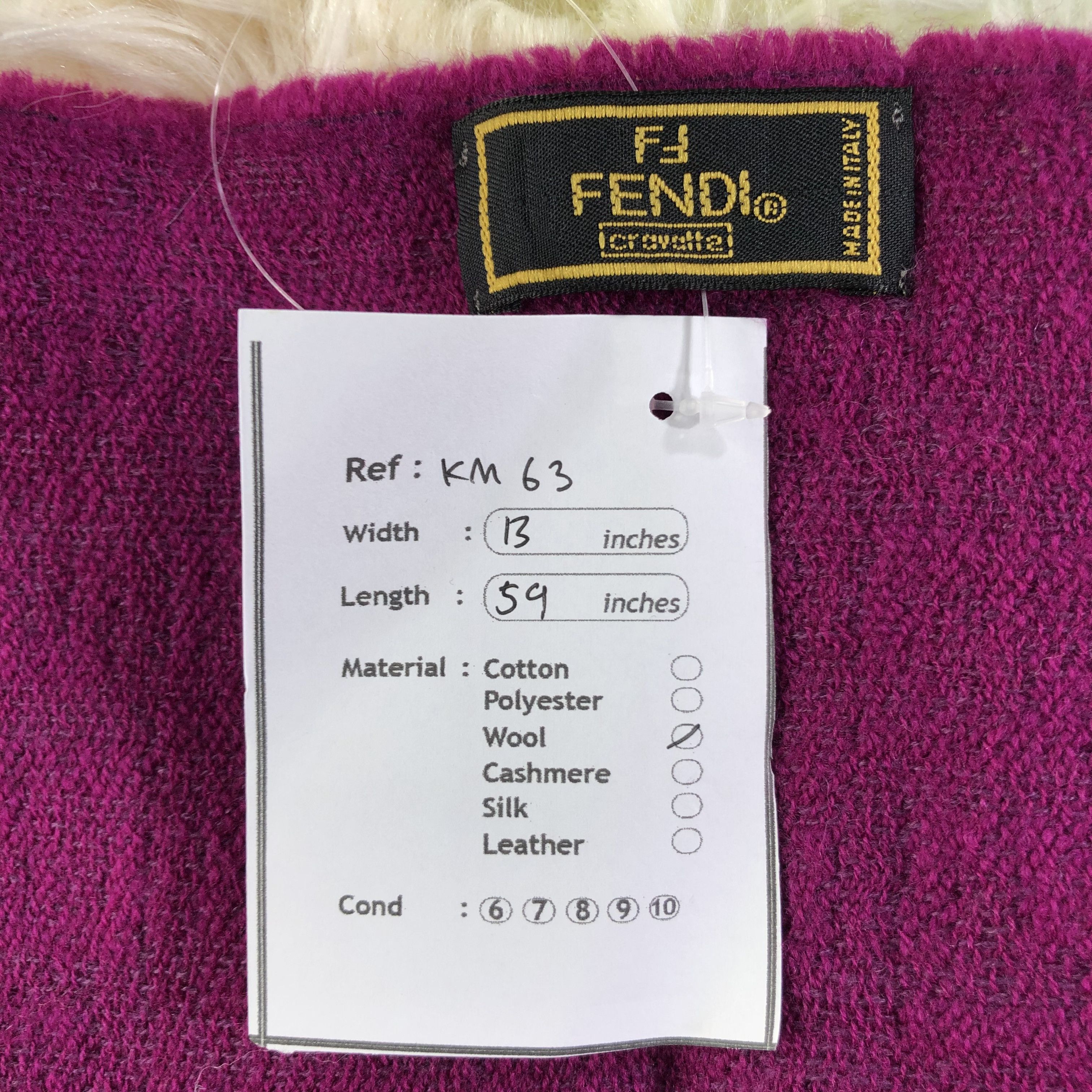 Vintage Fendi Scarf / Muffler / Neckwear Size ONE SIZE - 5 Thumbnail