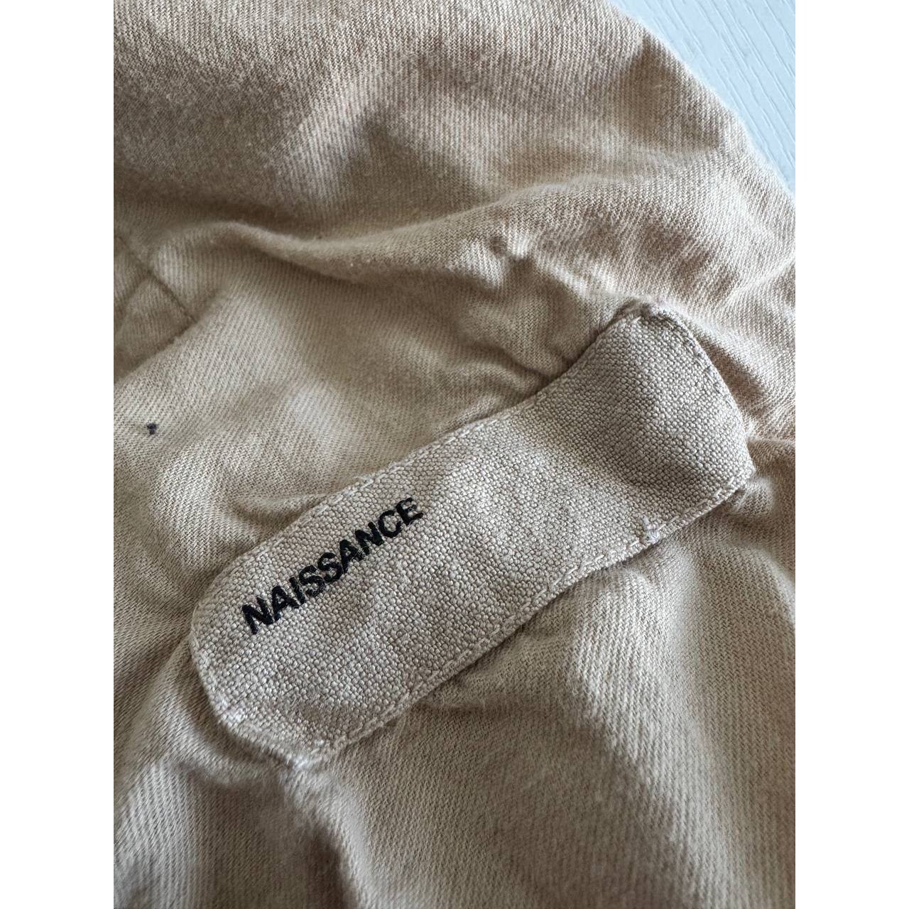 Naissance Naissance Wide Cropped Boxy Pants Beige Size US 34 / EU 50 - 5 Thumbnail
