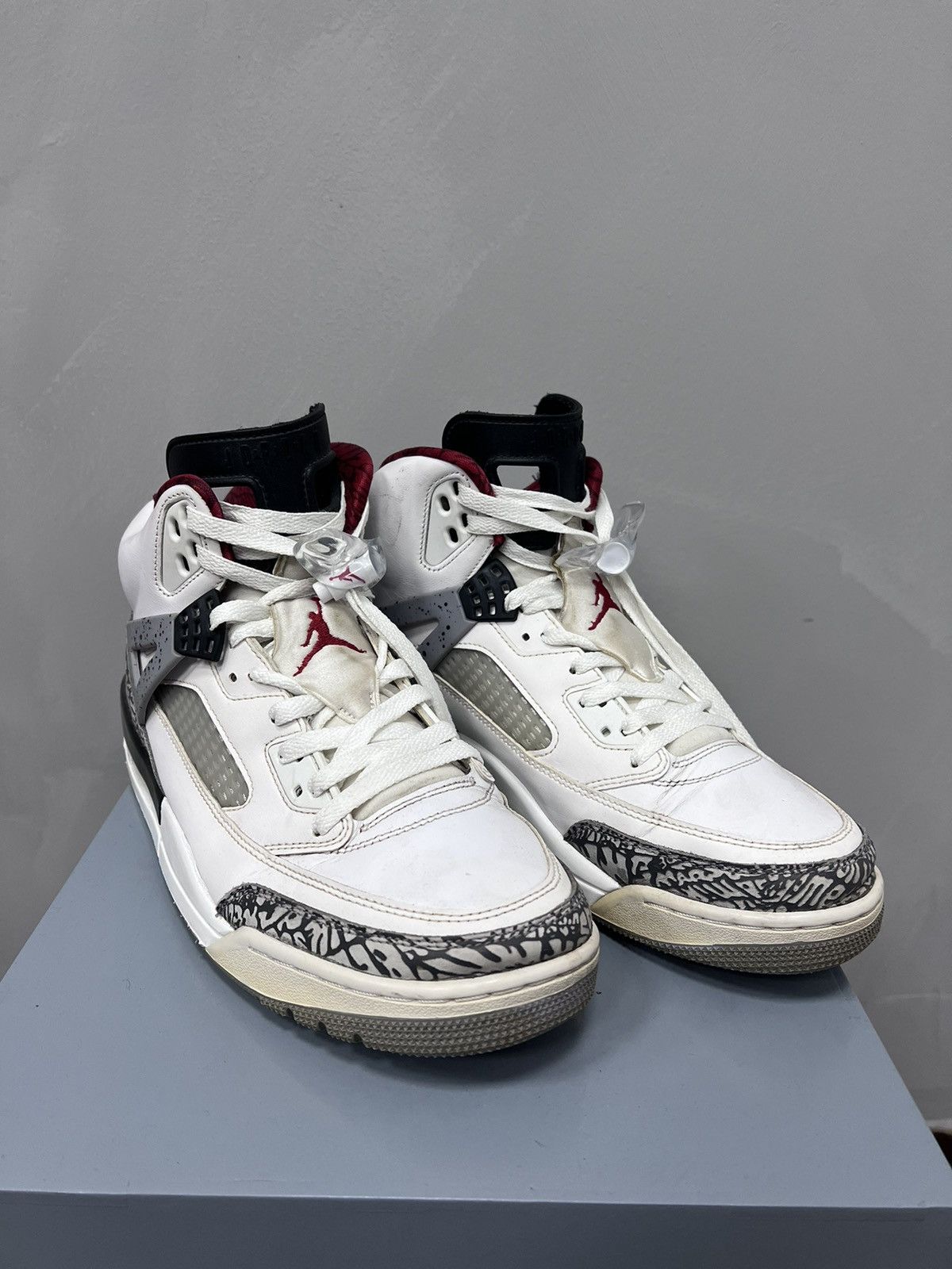 Jordan Brand × Nike SALE💣💣 Air Jordan Spizike White Cement 2017 white Size US 11 / EU 44 - 2 Thumbnail