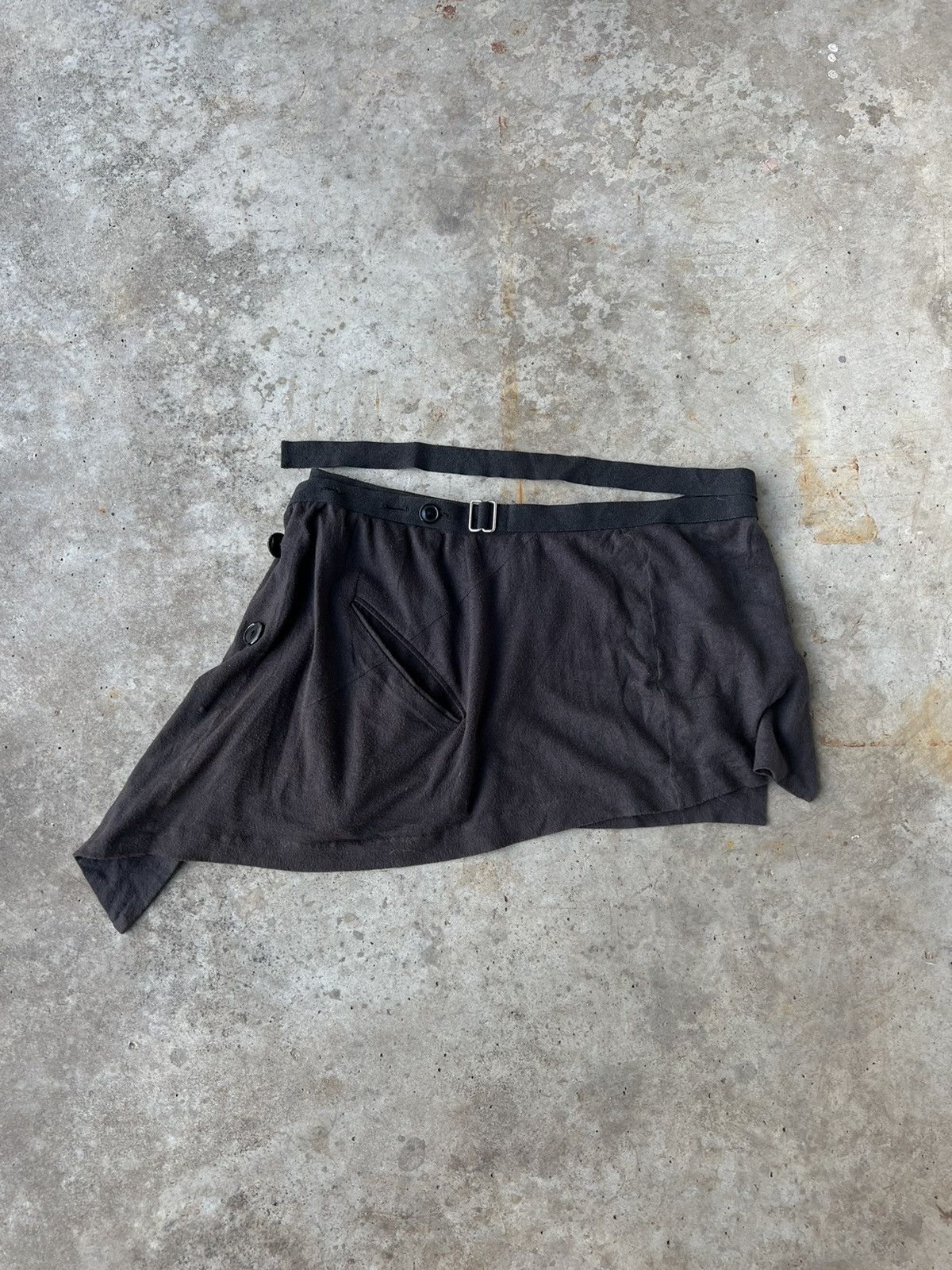 image of Number N Ine x Takahiromiyashita The Soloist Number (N)Ine “Ss08 Bird” Skirt (28-34) in Brown (Size
